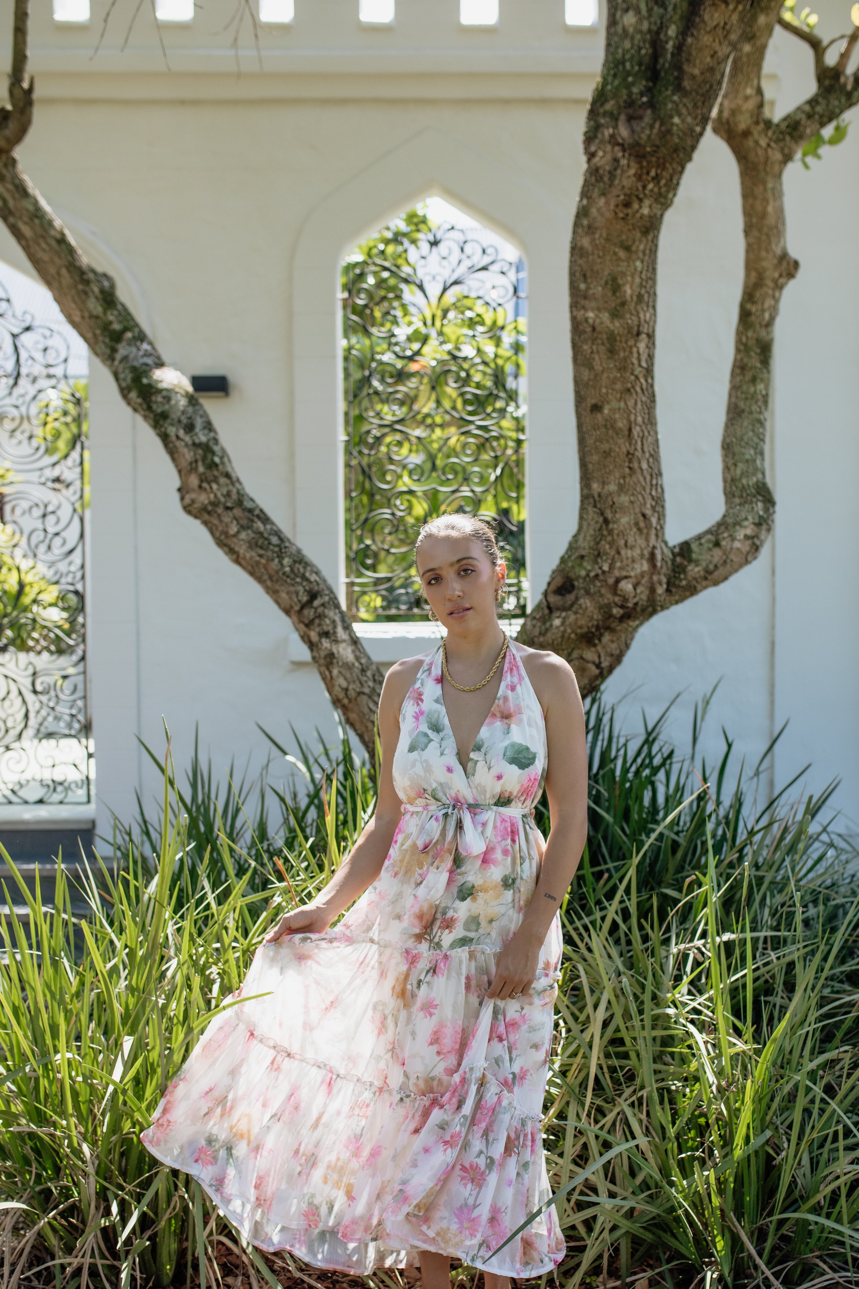 Nicole Halter Dress Secret Garden