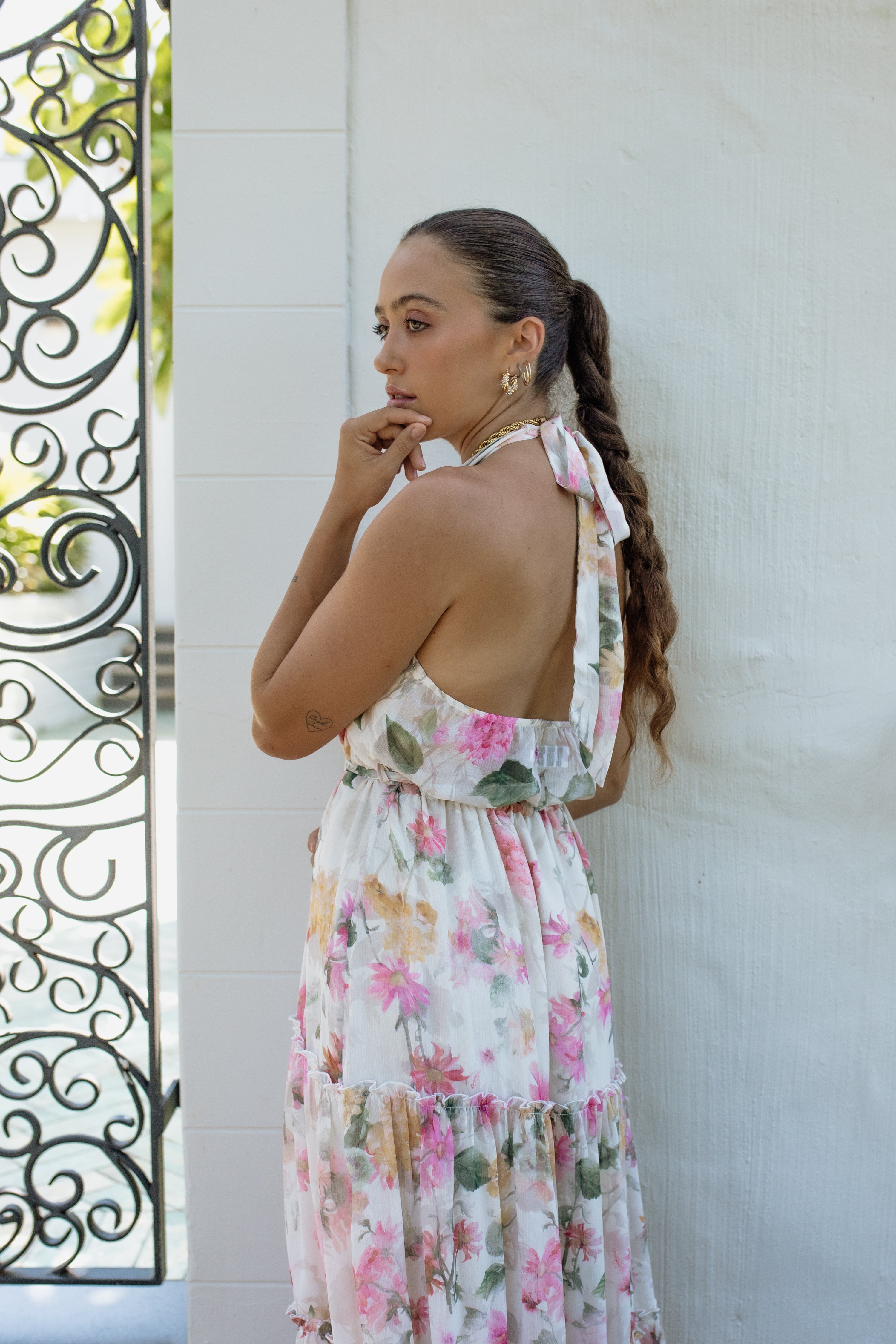 Nicole Halter Dress Secret Garden