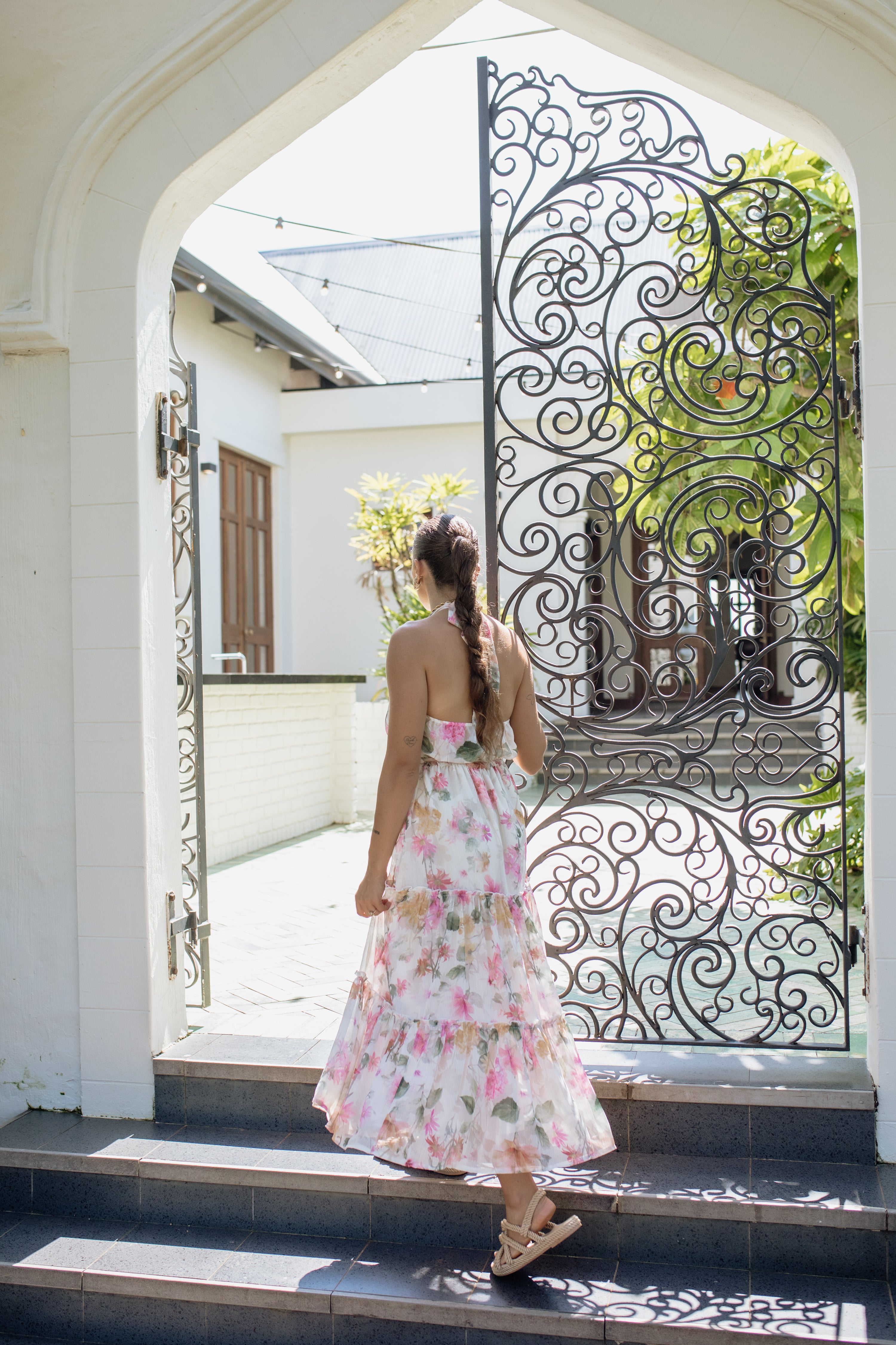 Nicole Halter Dress Secret Garden