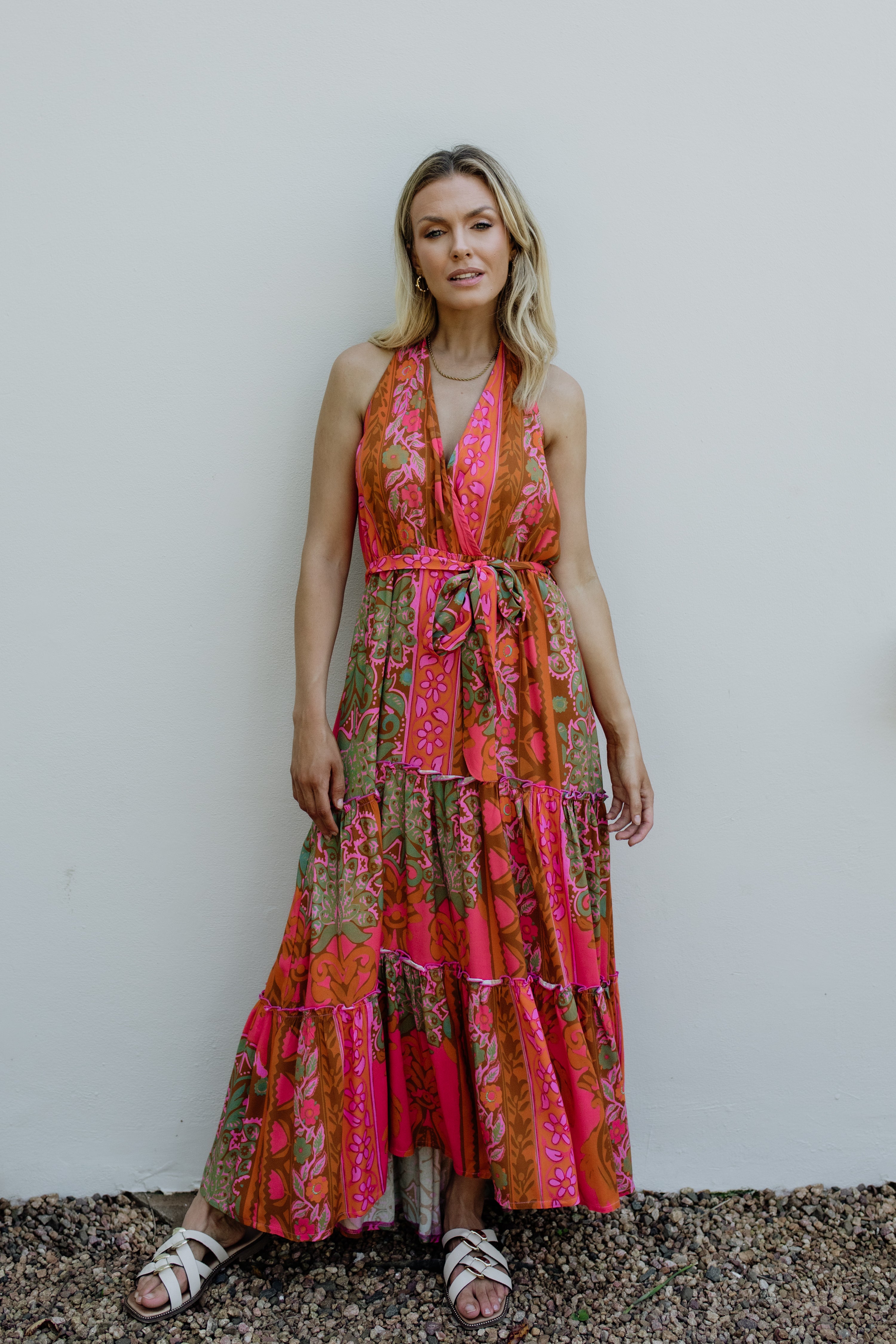 Nicole Halter Dress Sahara Sun