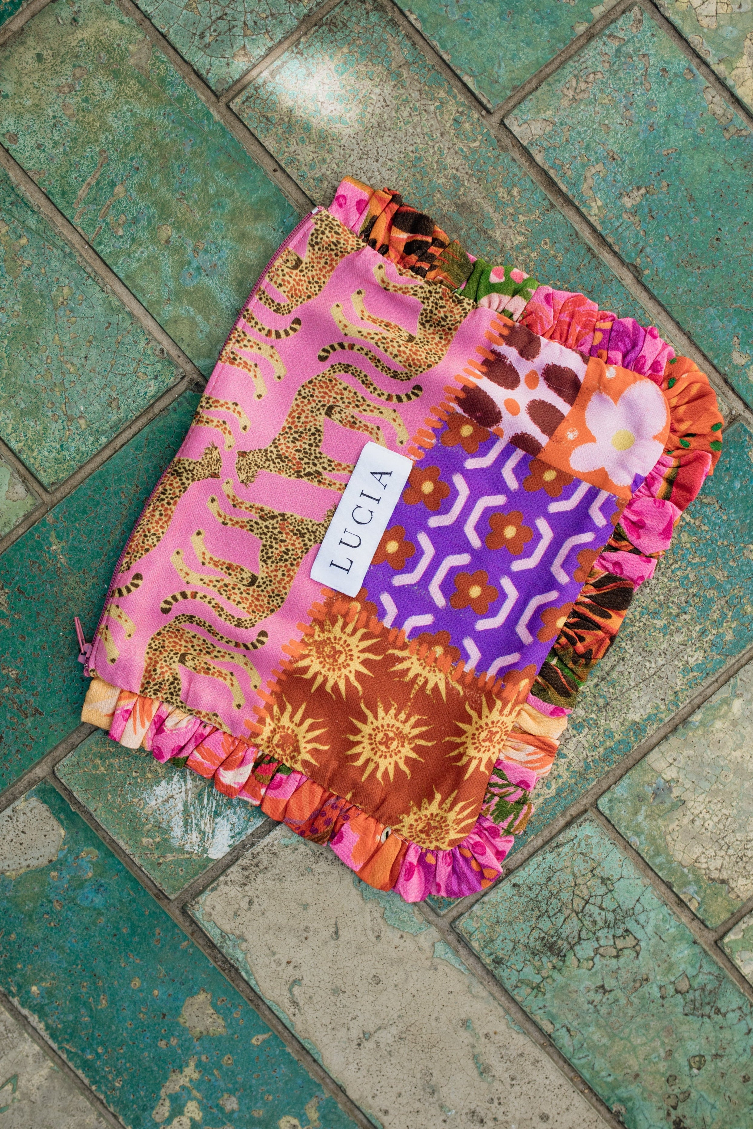 Lucia Essential Purse Leopard Floral