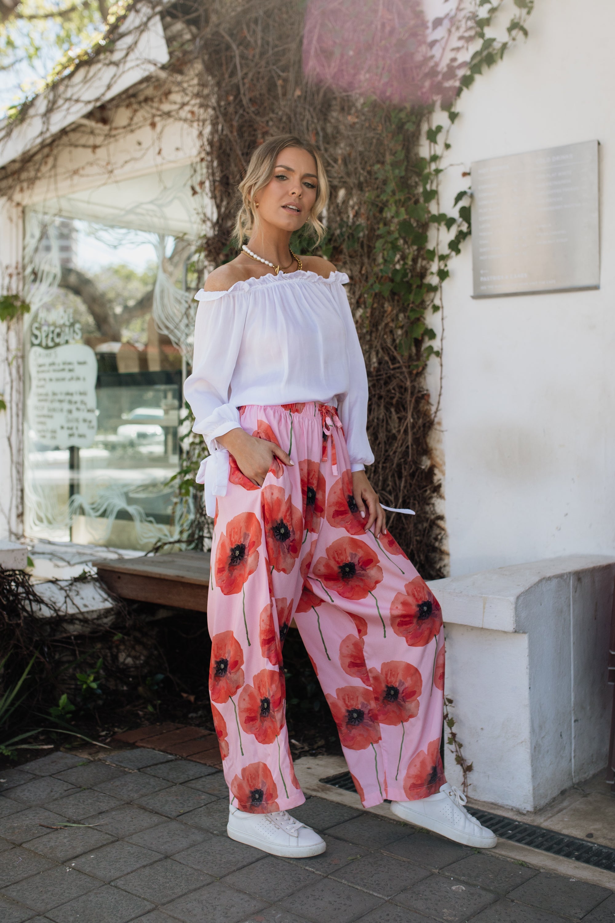 London Pant | Poppy Pink