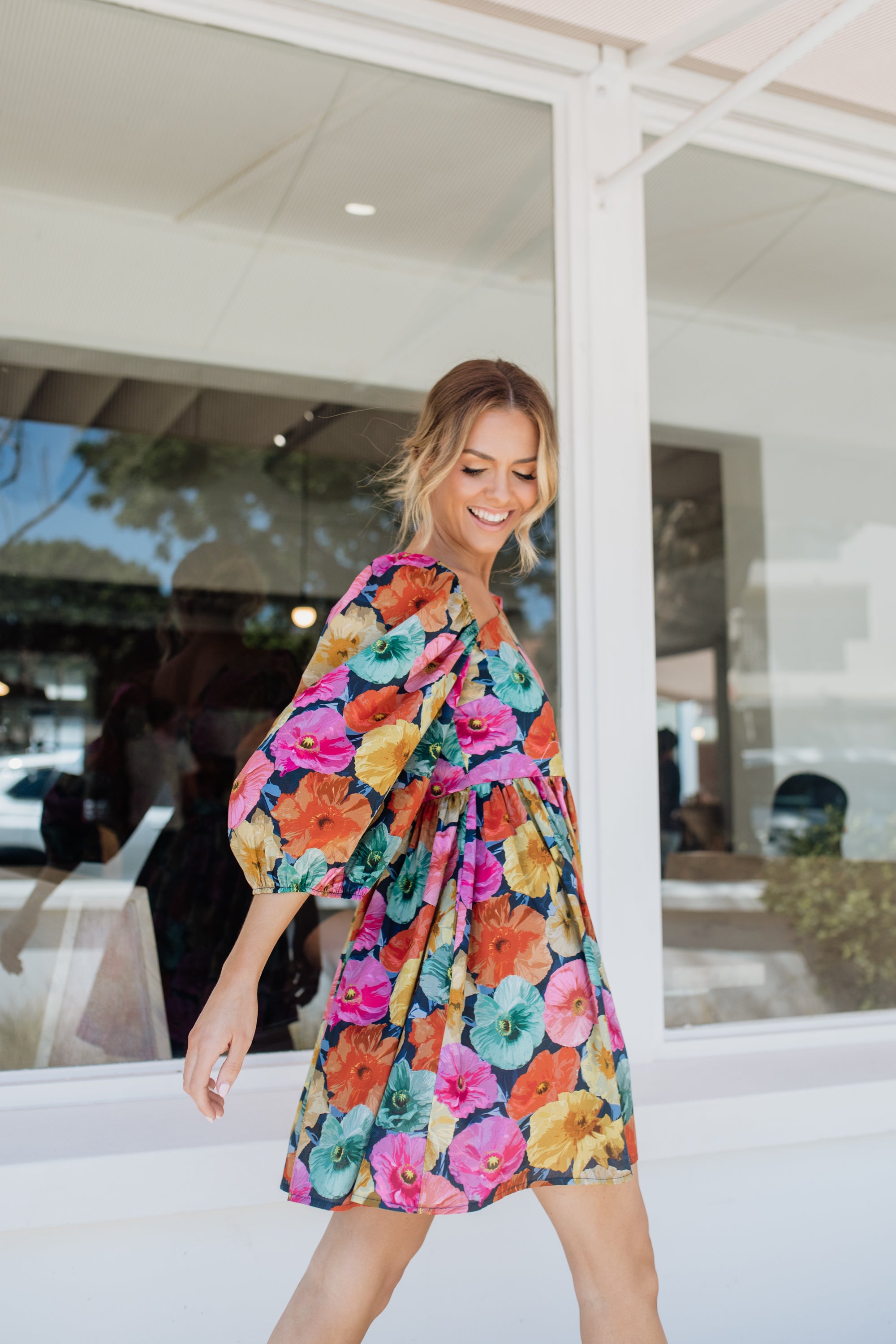 Sicily Dress | Midnight Botanica