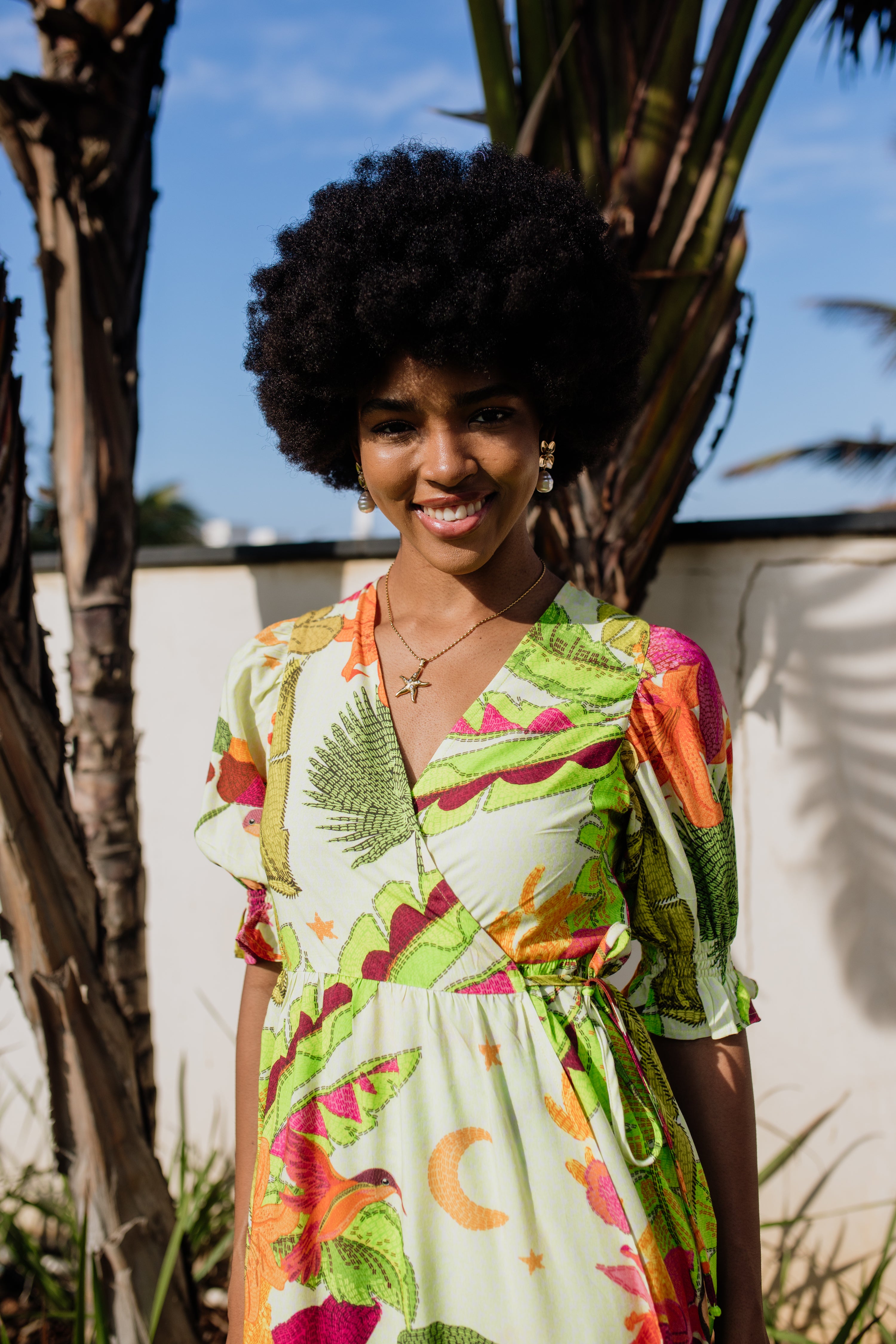 Giulia Wrap Dress | Rio Bloom