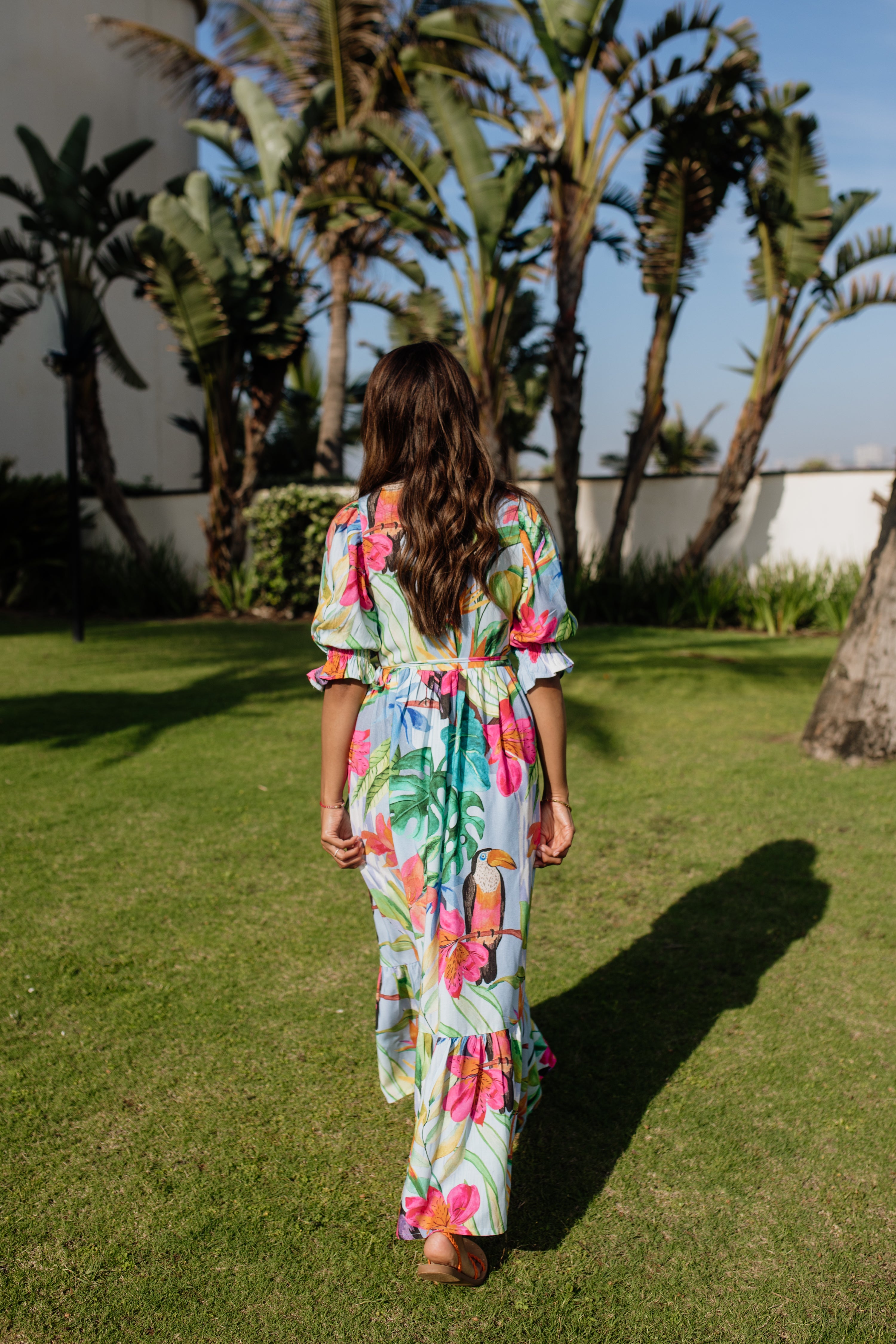 Giulia Wrap Dress | Toucan Sky