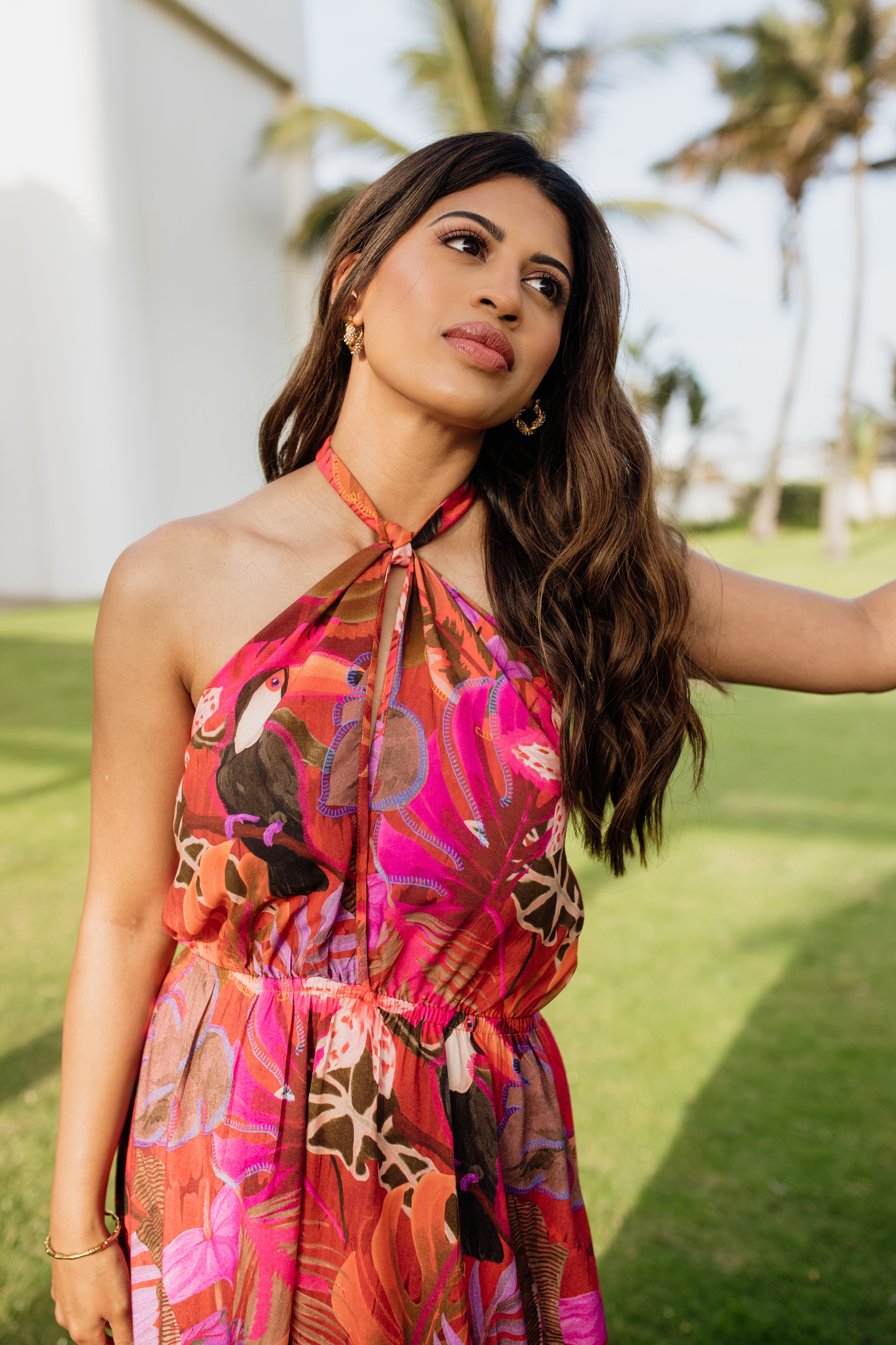 Nicola Halter Dress | Palma Tropics
