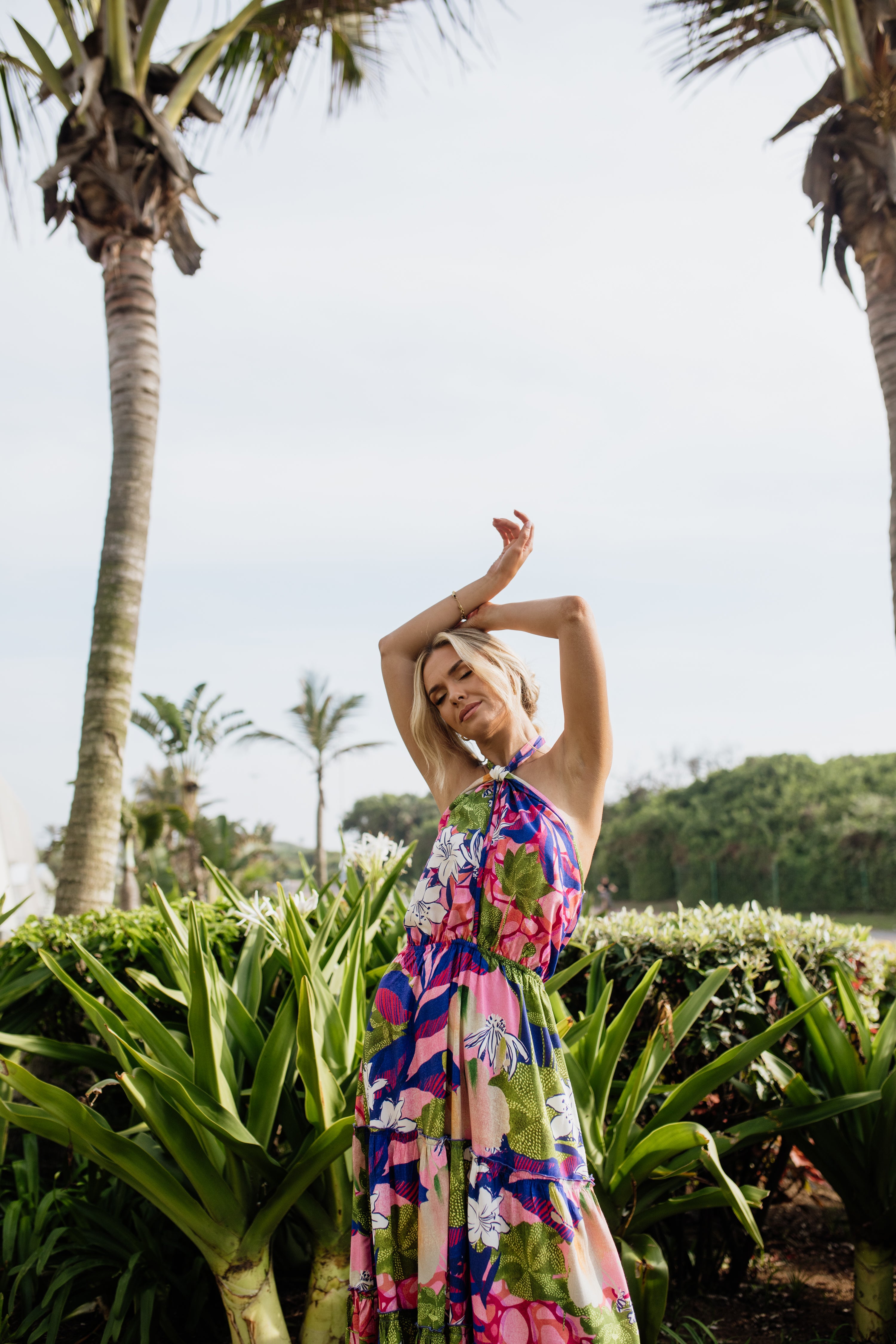 Nicola Halter Dress | Botanica Bloom