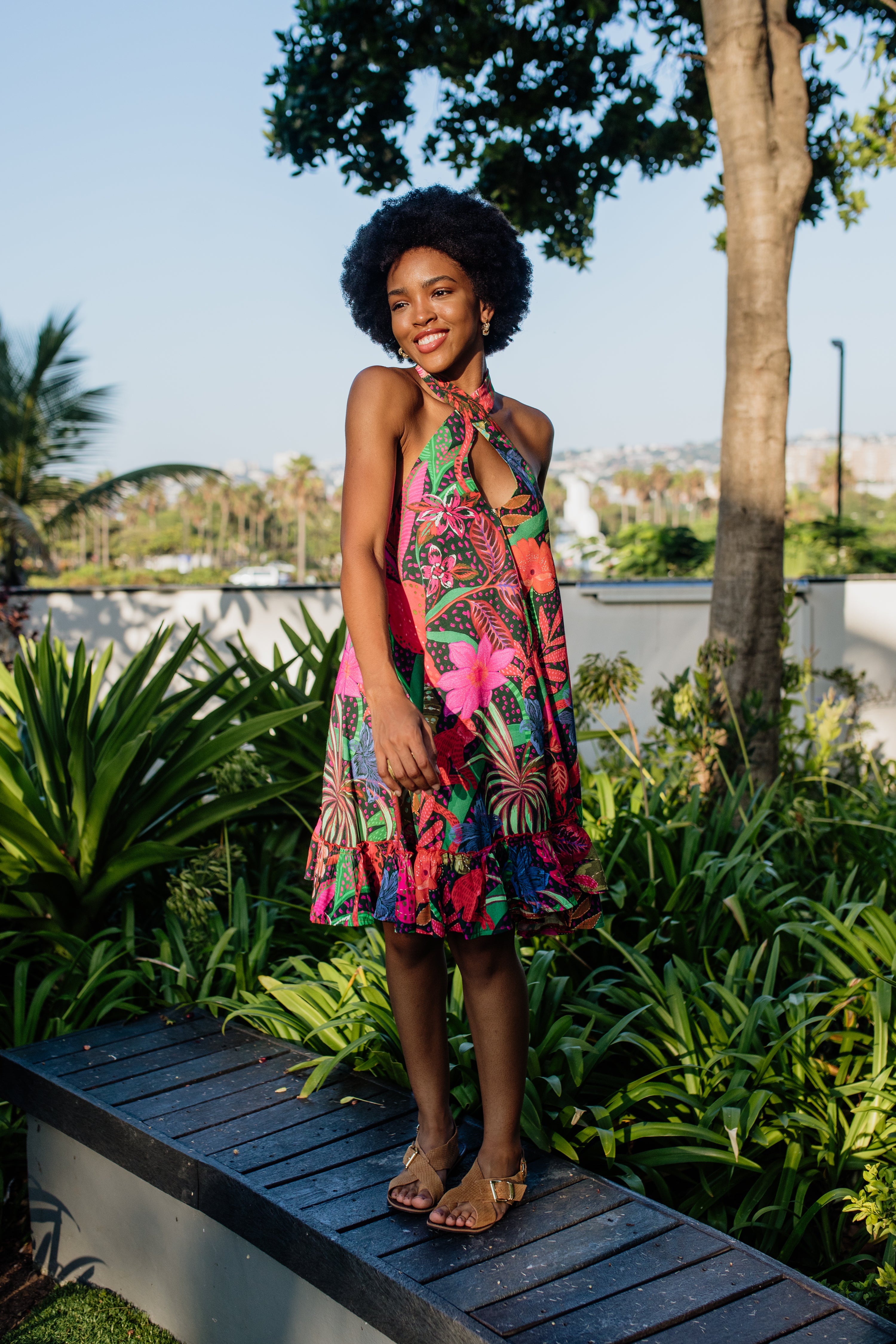 Palma Dress | Safari Palms
