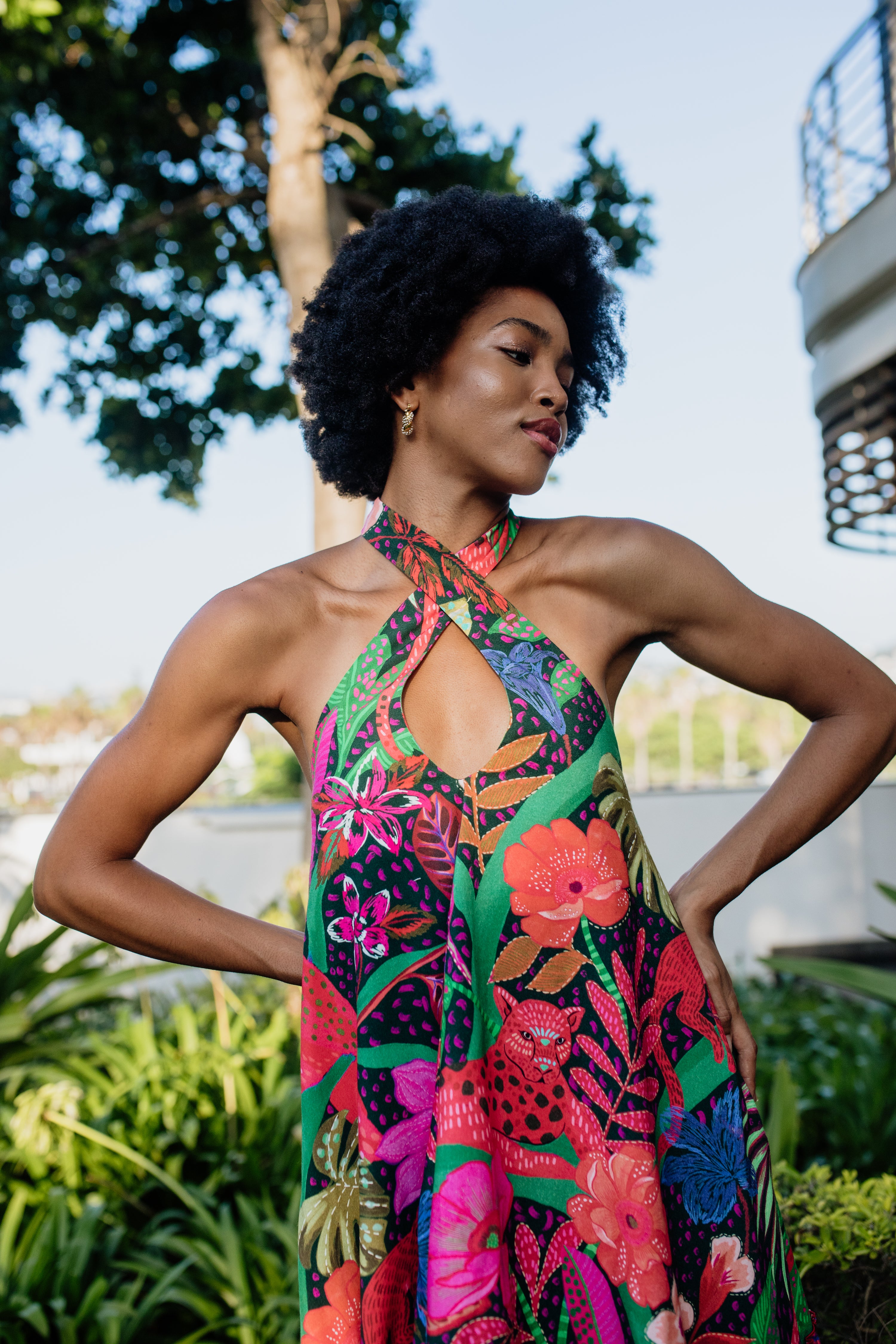 Palma Dress | Safari Palms