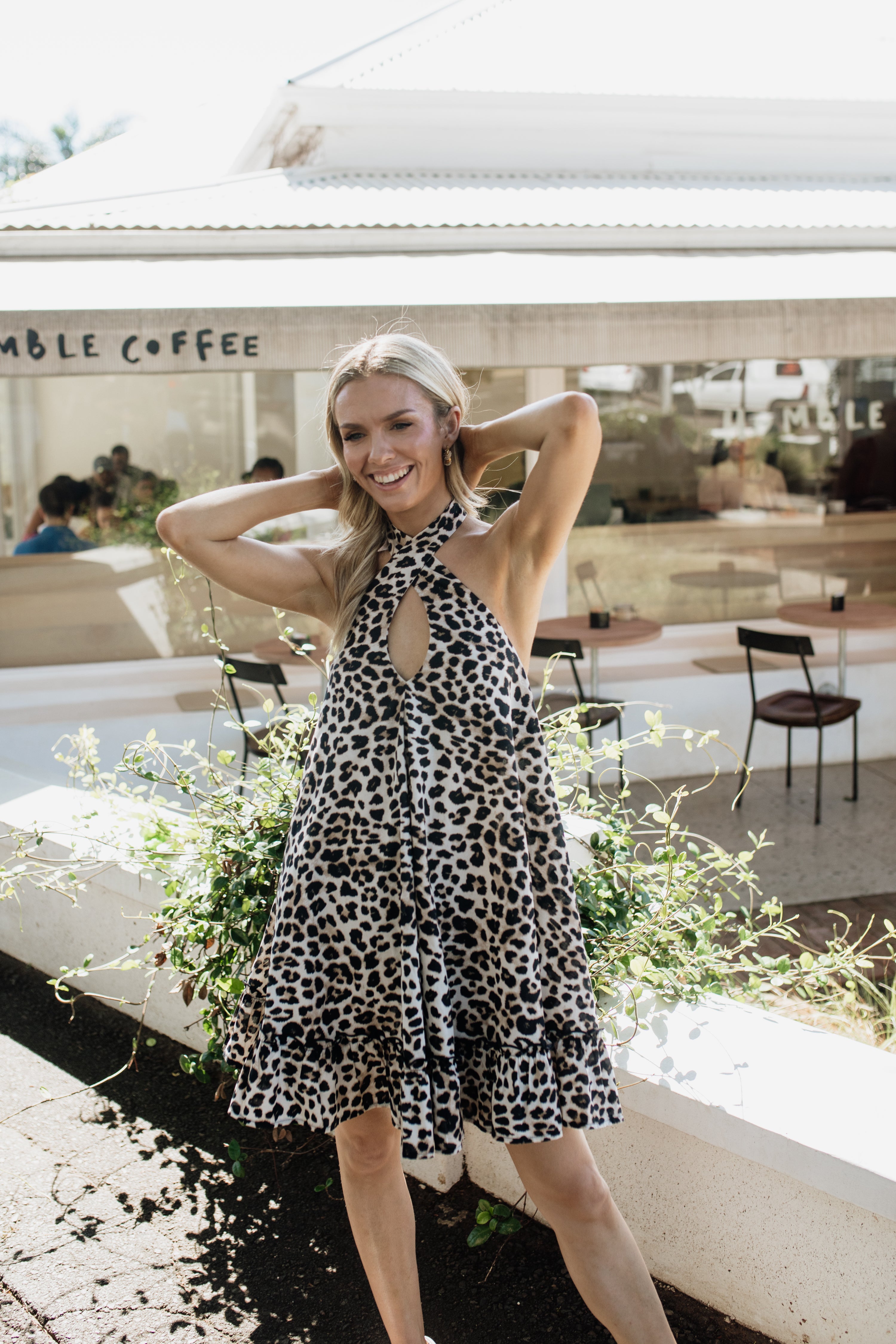 Palma Dress | Leopard Print