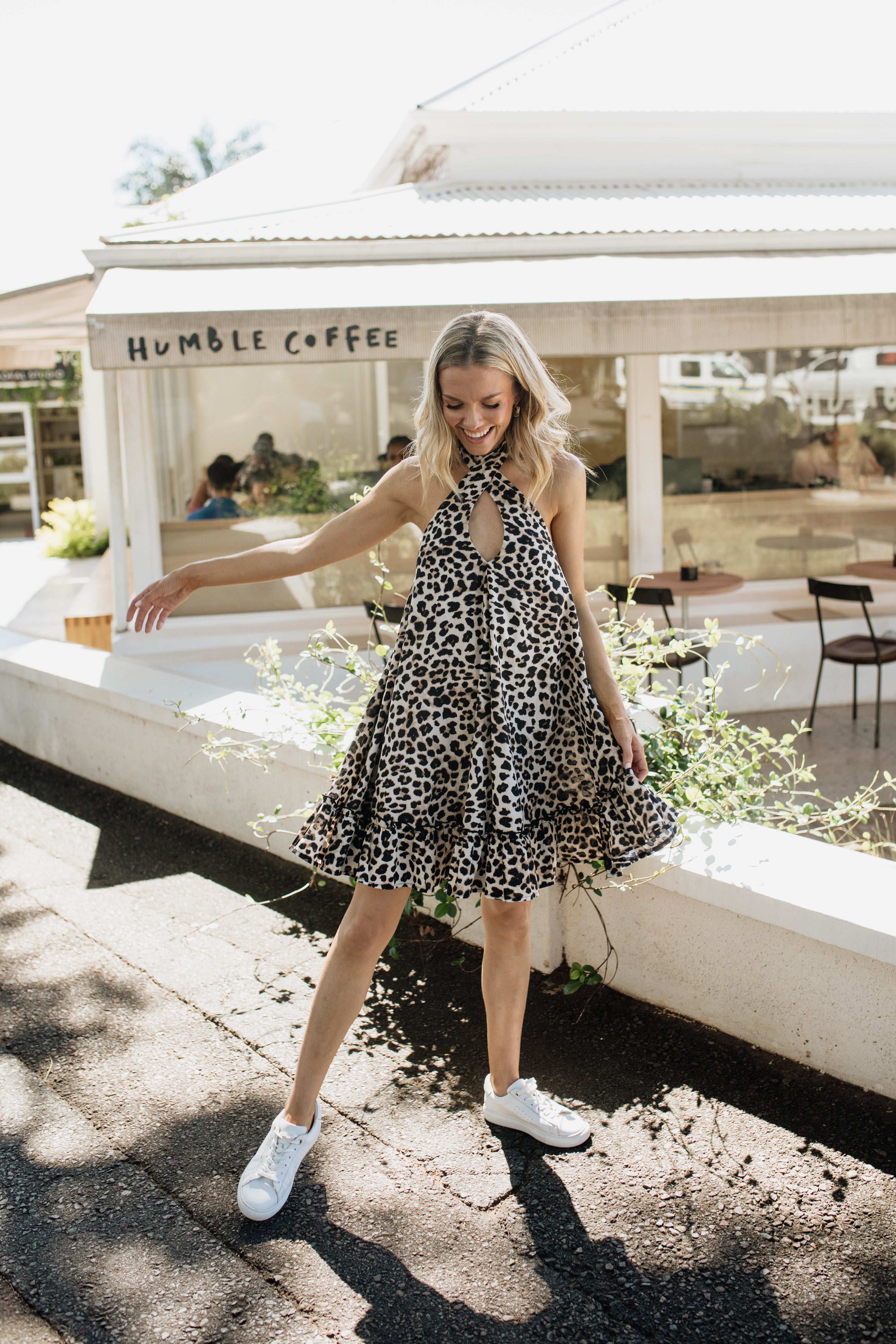 Palma Dress | Leopard Print