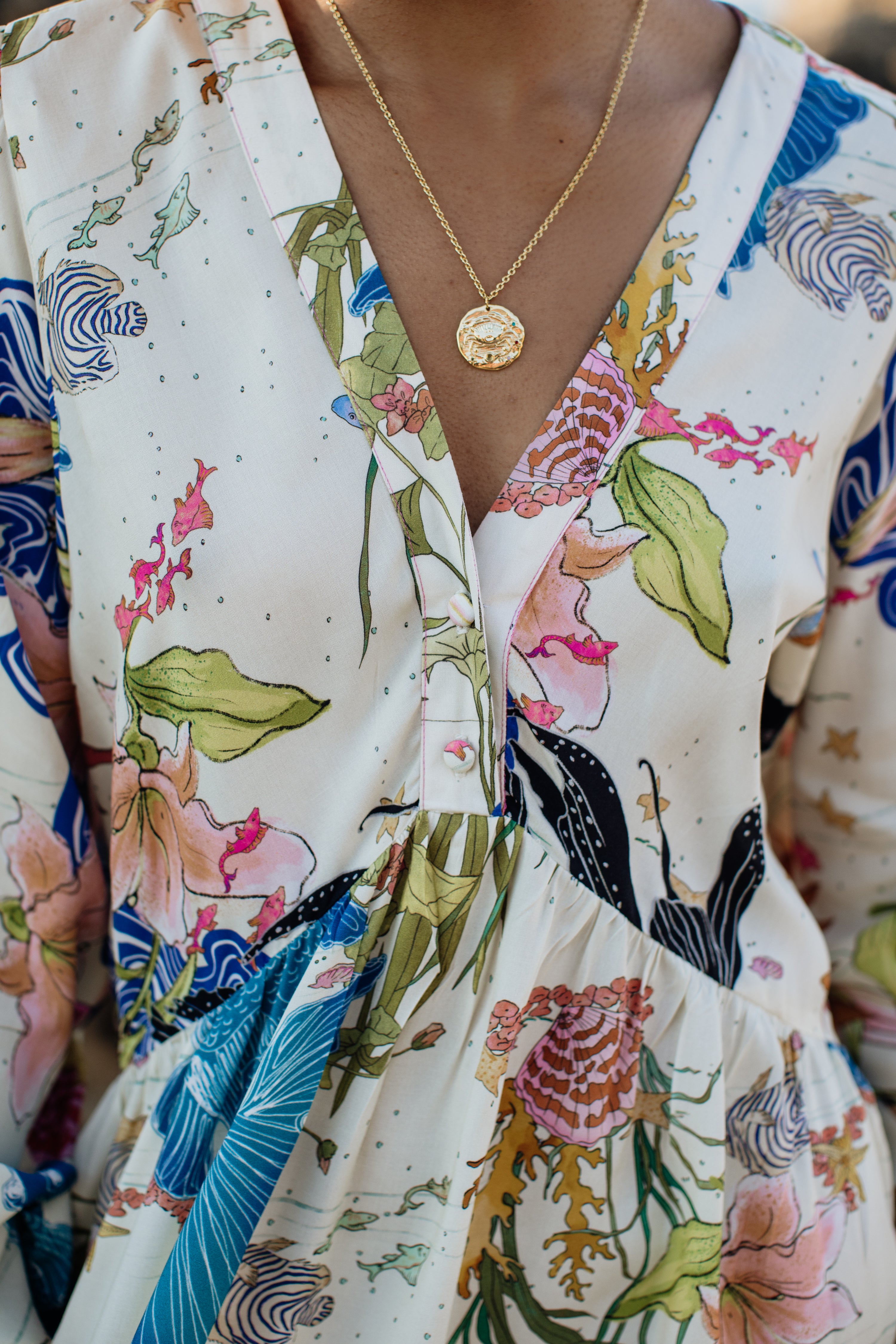 Lucia Dress | Mystical Tide