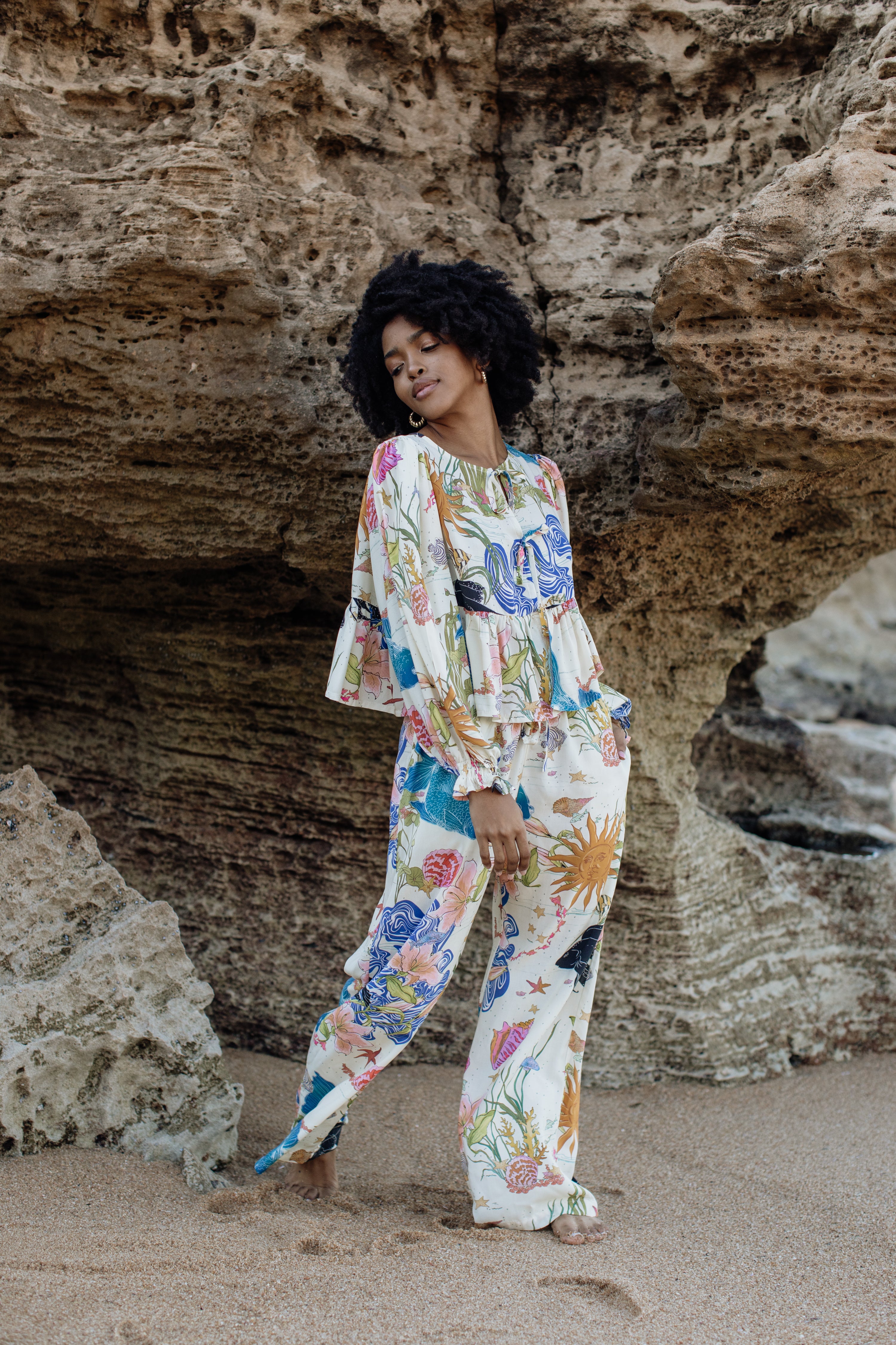 London Top Long Sleeve | Mystical Tide