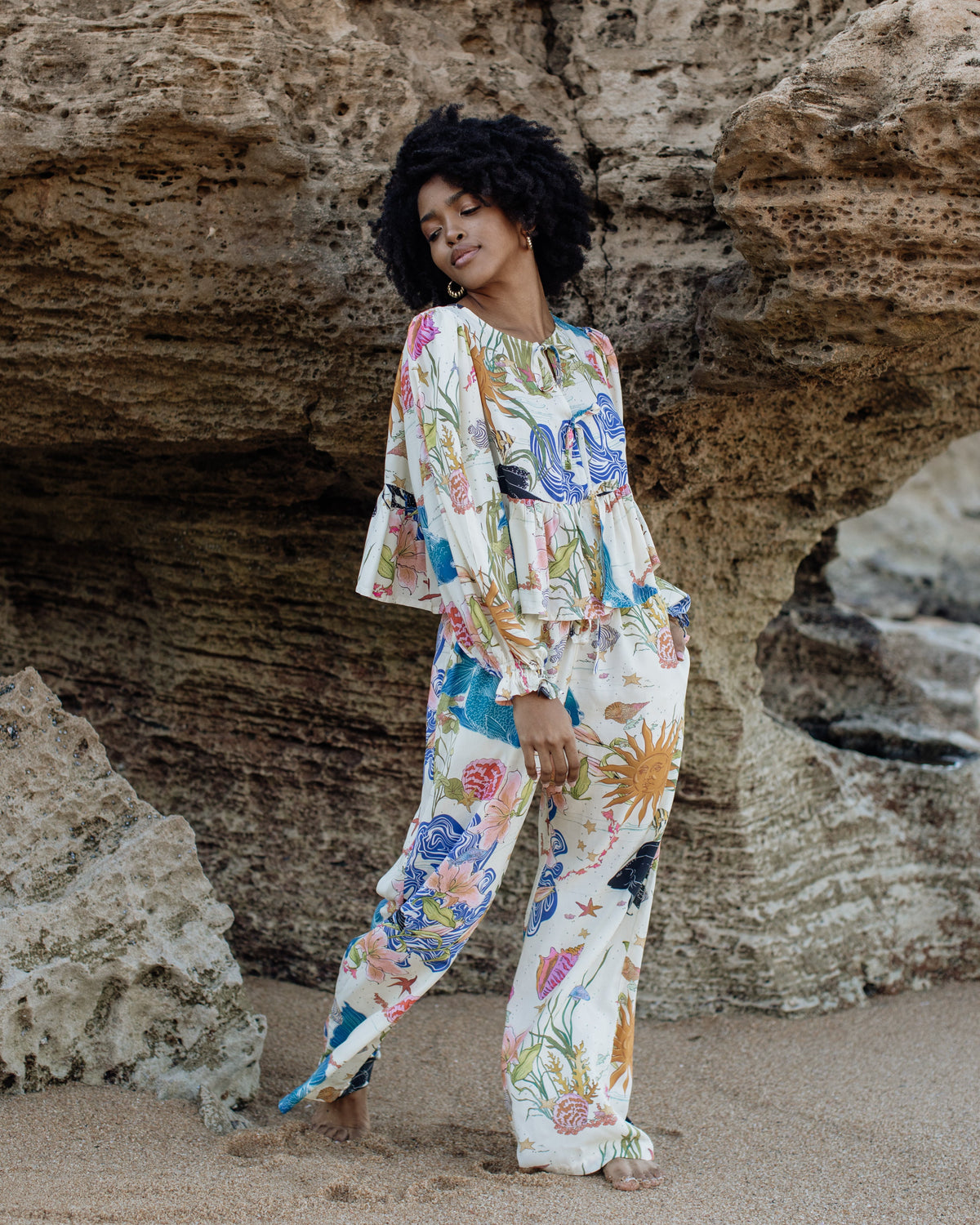 London Top Long Sleeve | Mystical Tide