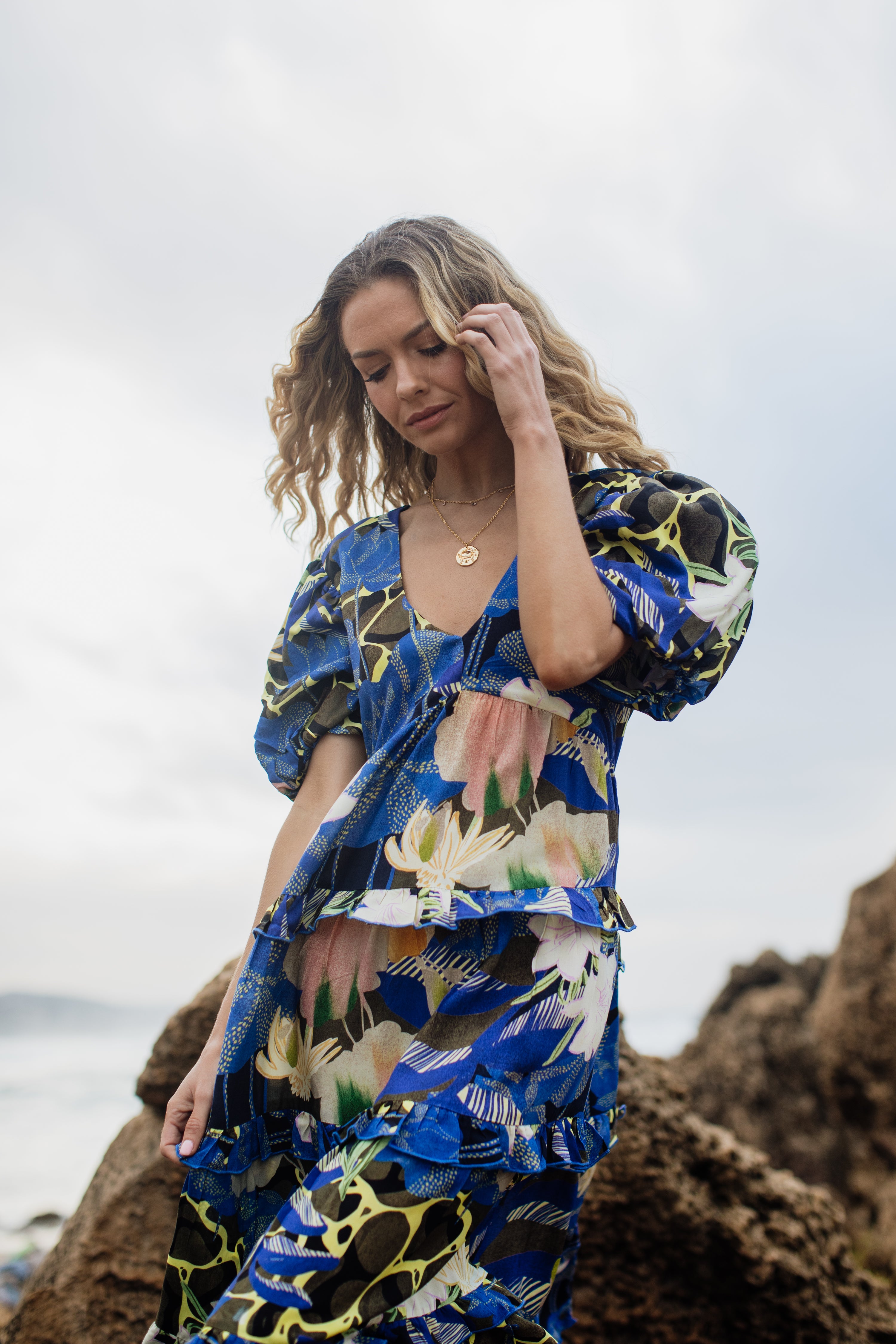 Kelly Dress | Ocean Bloom