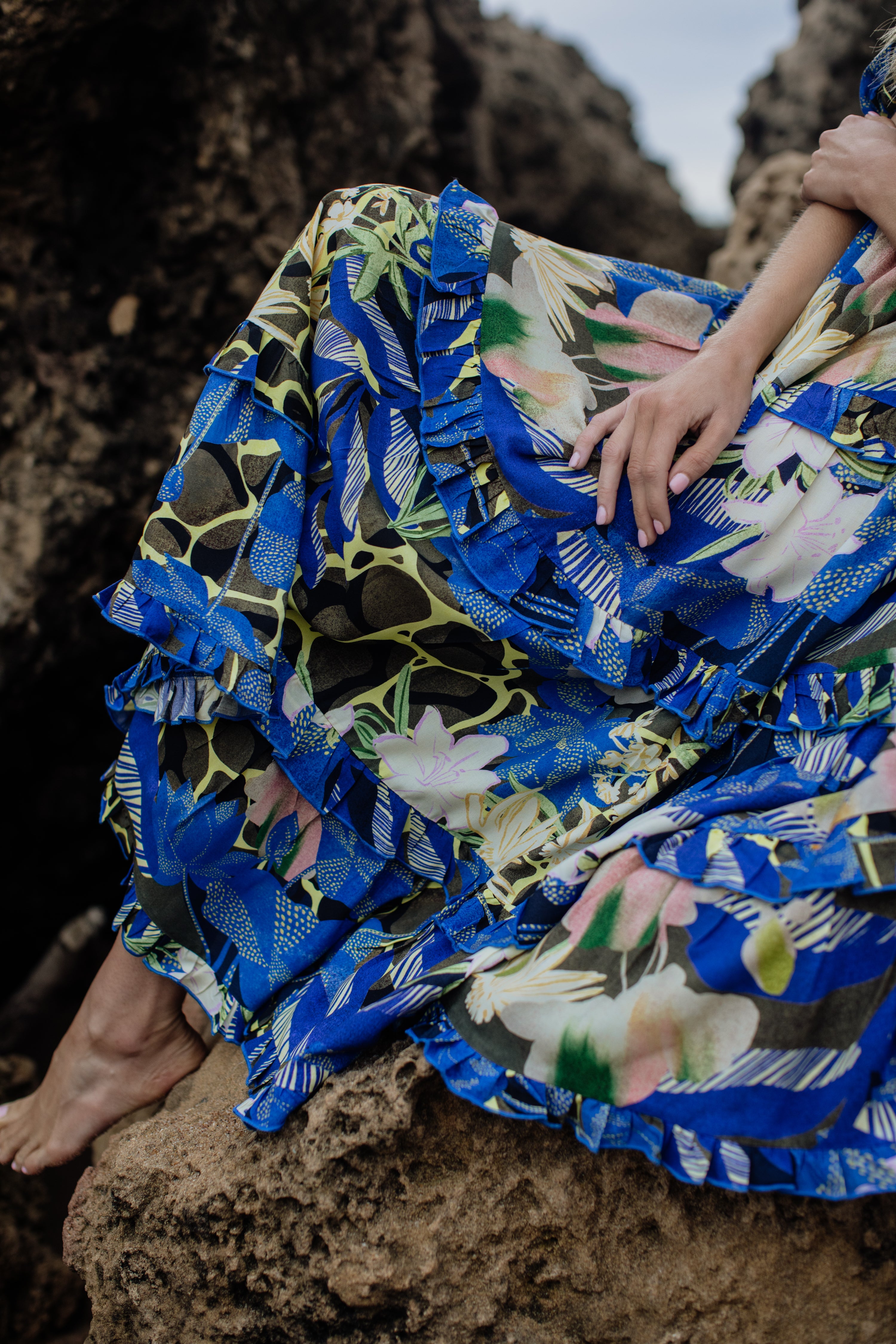 Kelly Dress | Ocean Bloom
