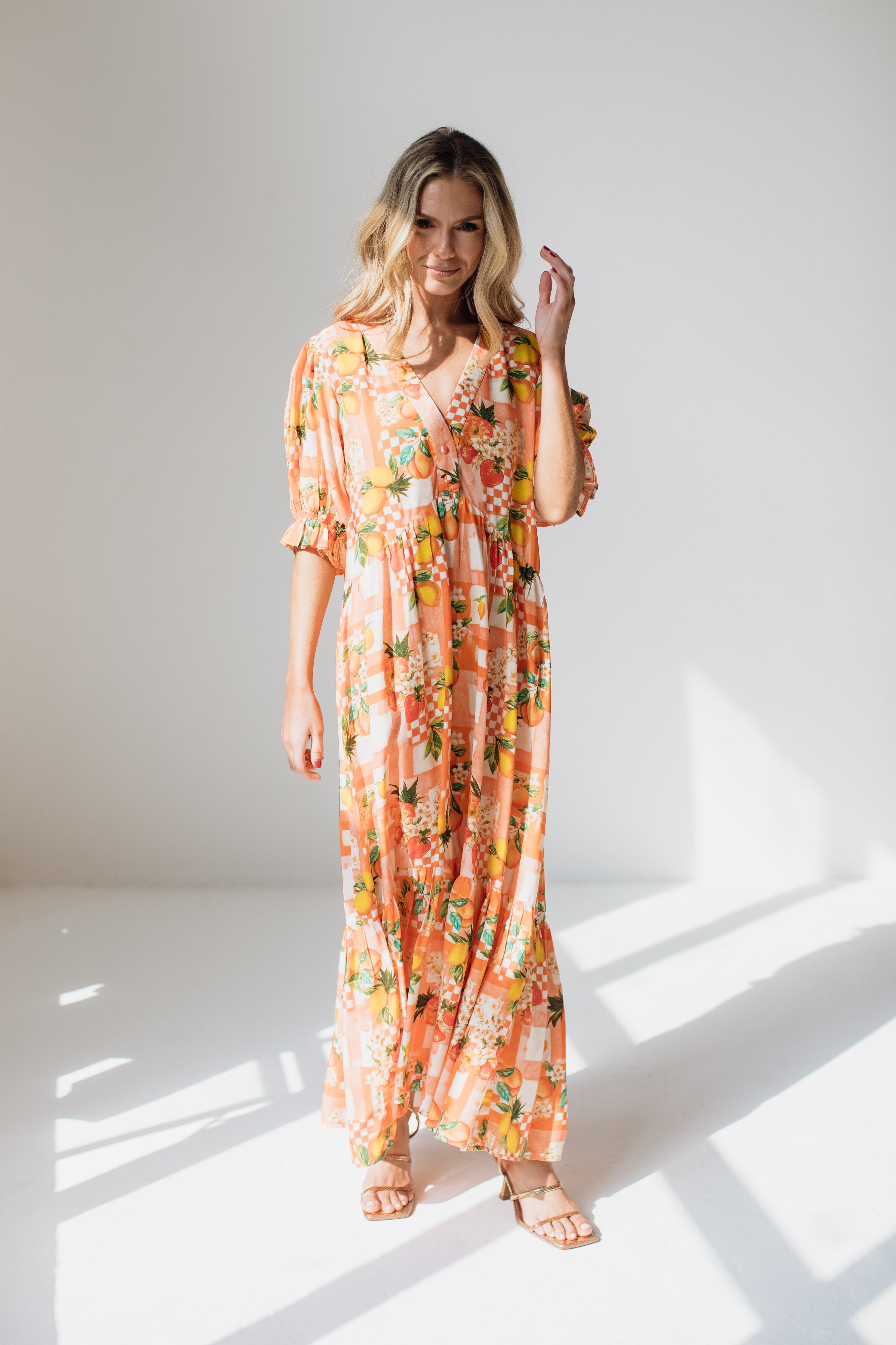 Lucia Dress | Capri Citrus