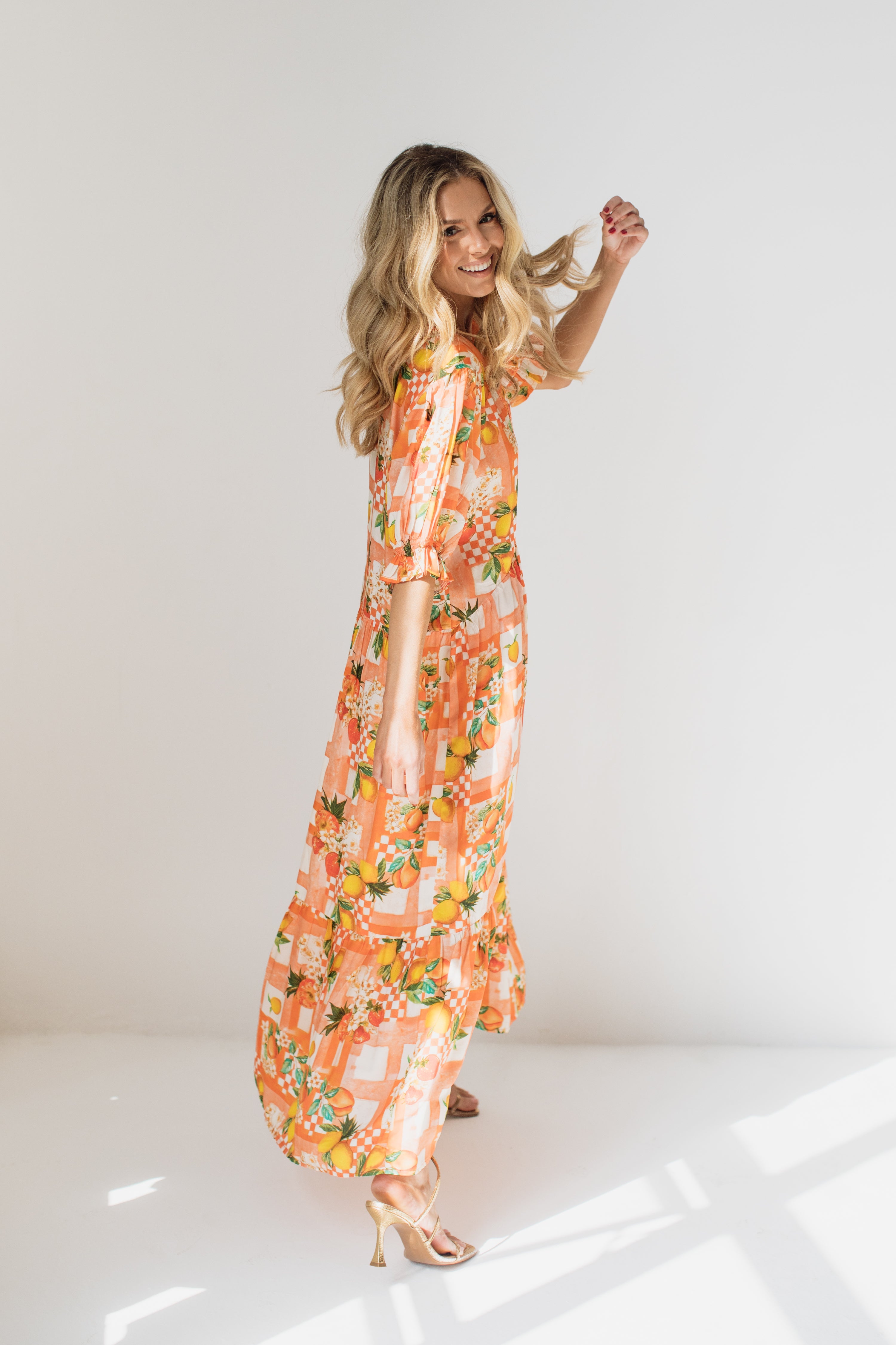 Lucia Dress | Capri Citrus