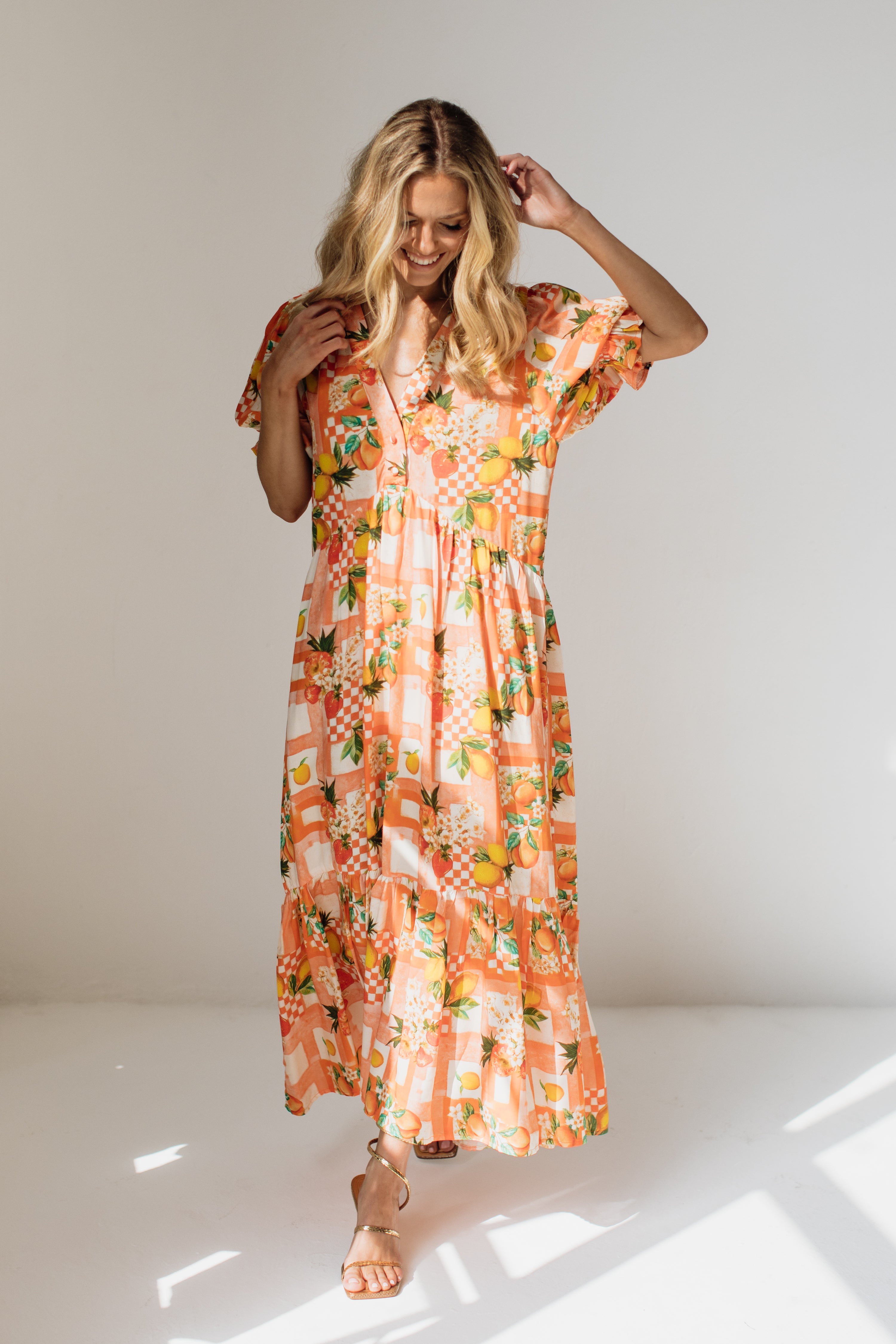 Lucia Dress | Capri Citrus