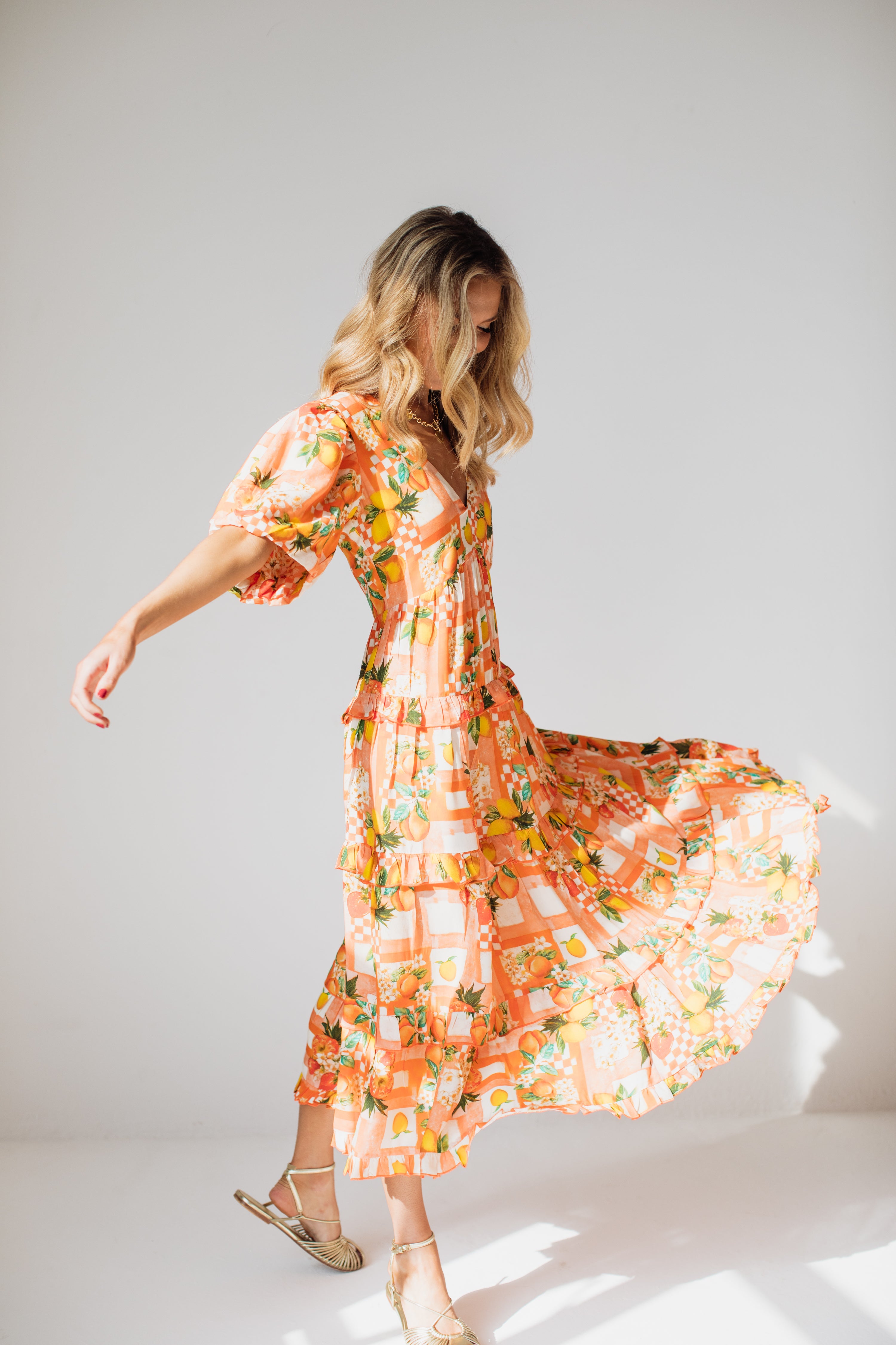 Kelly Dress | Capri Citrus