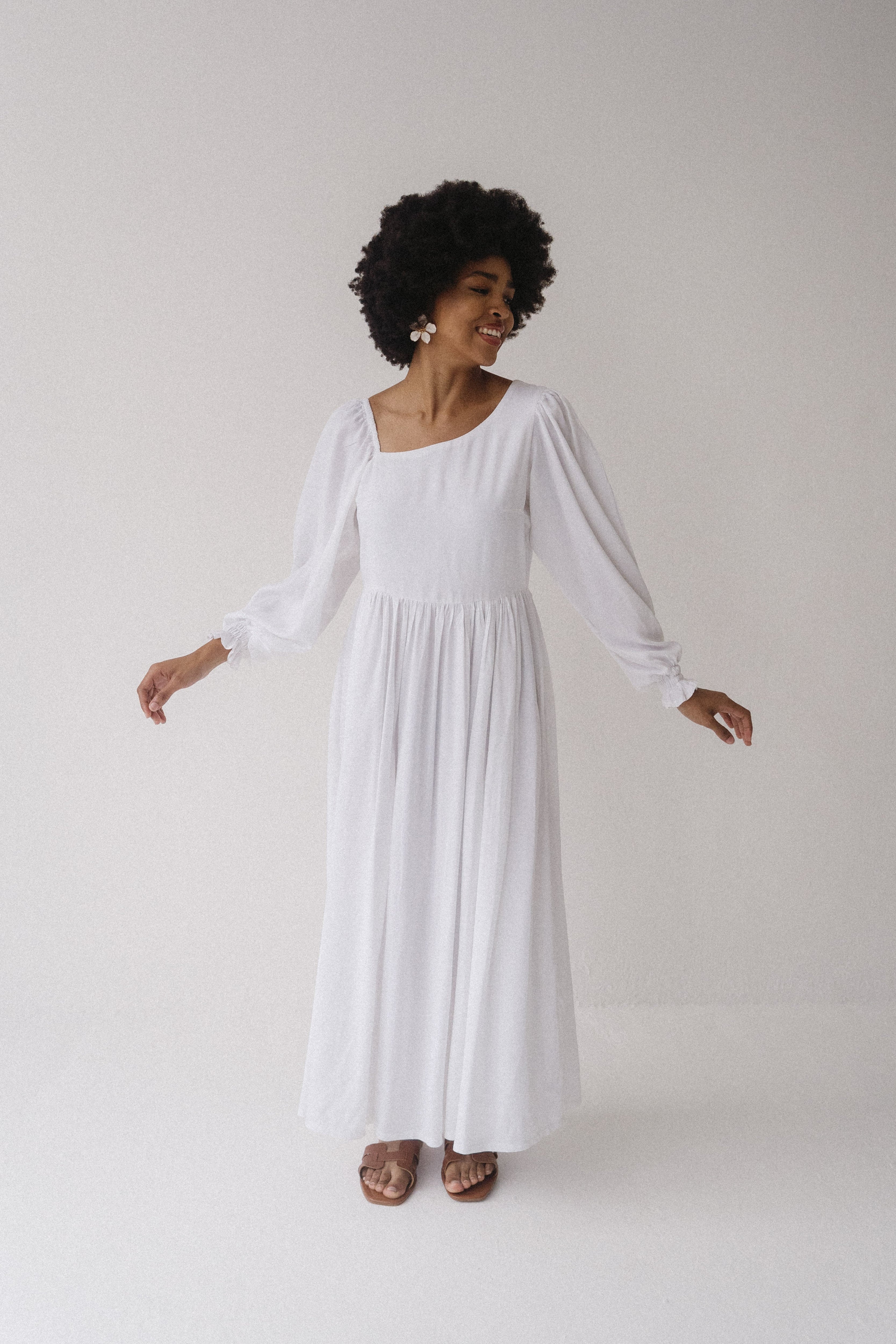 Courtney Longsleeve Sample | White