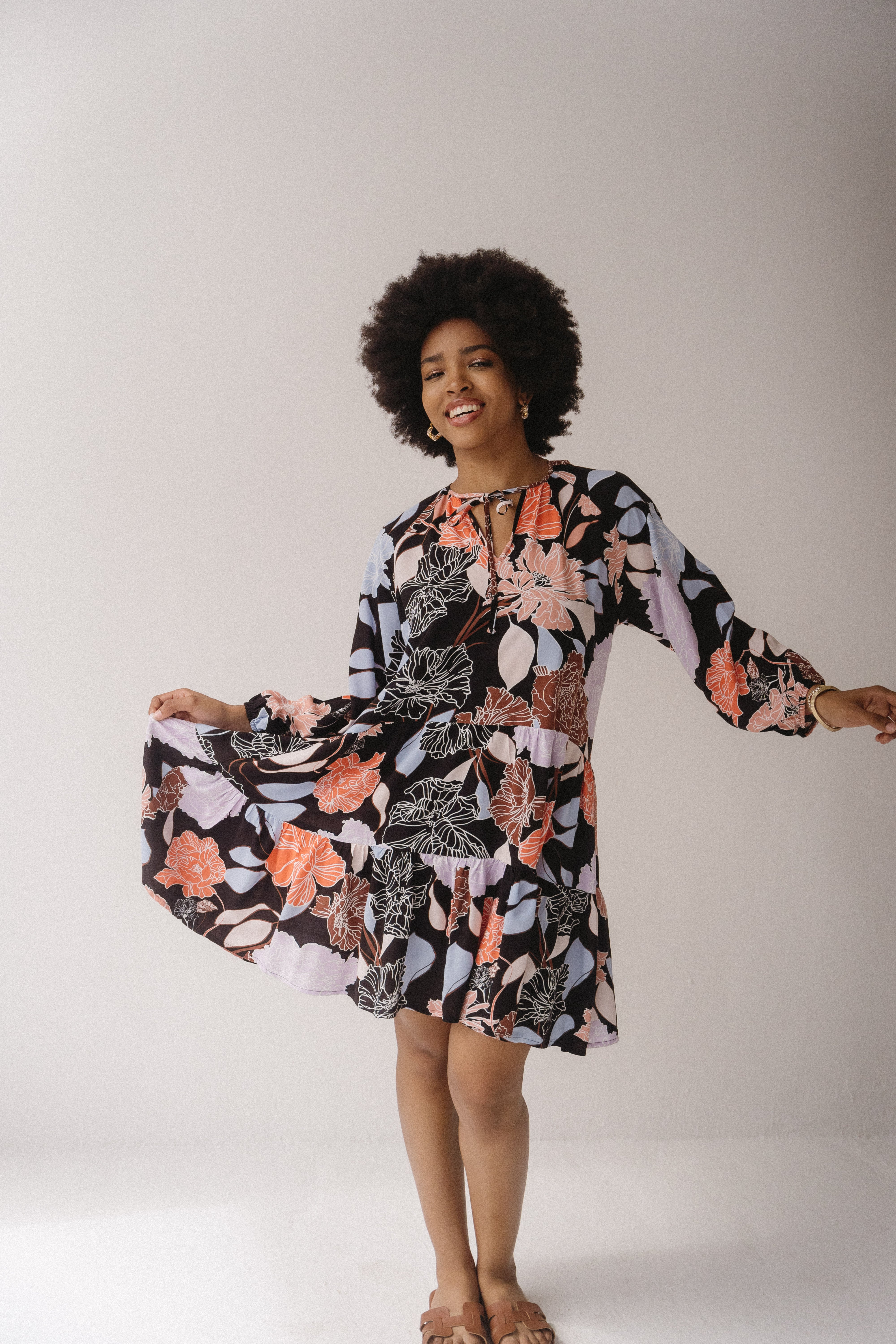 Milan Dress Sample | Floral