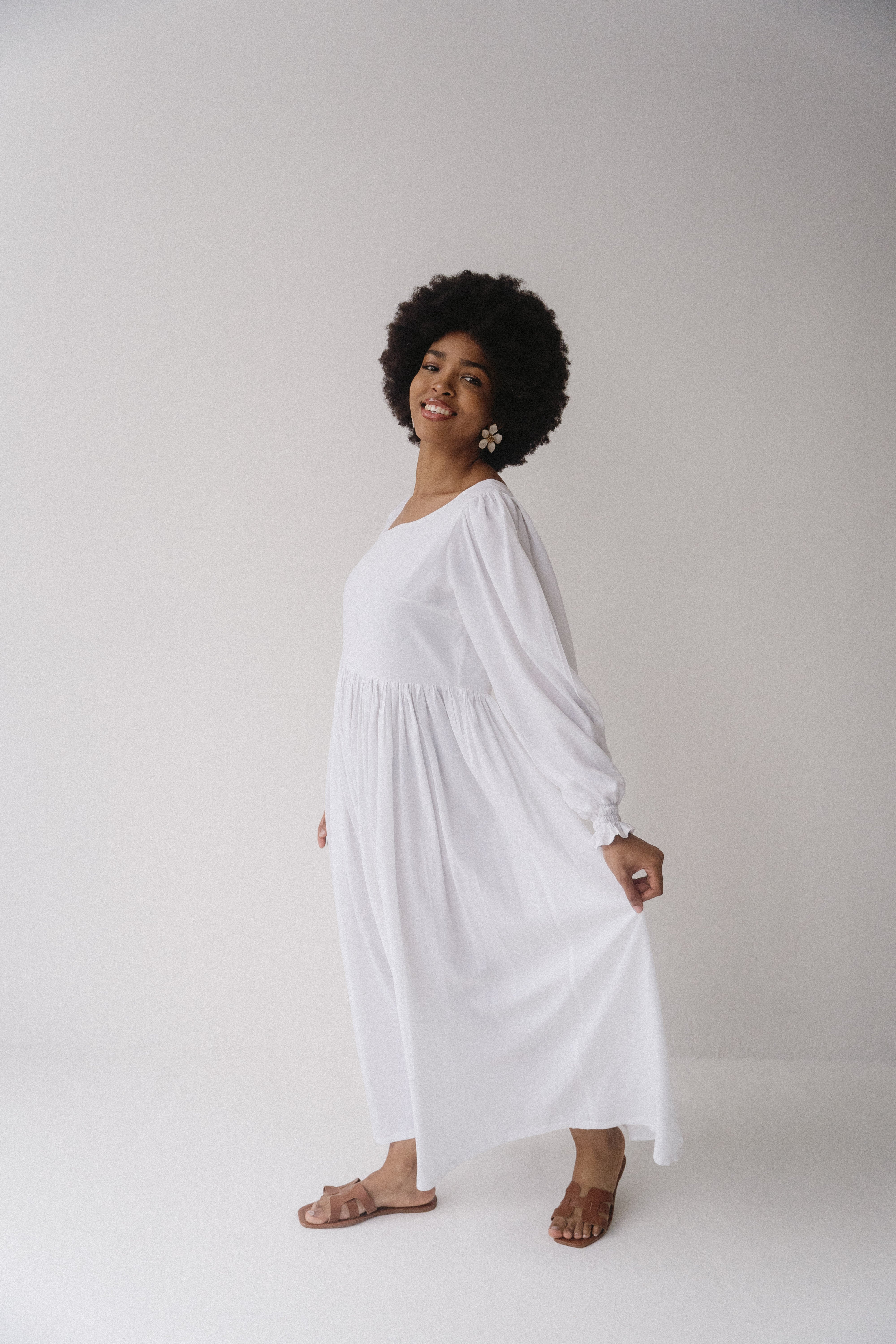 Courtney Longsleeve Sample | White