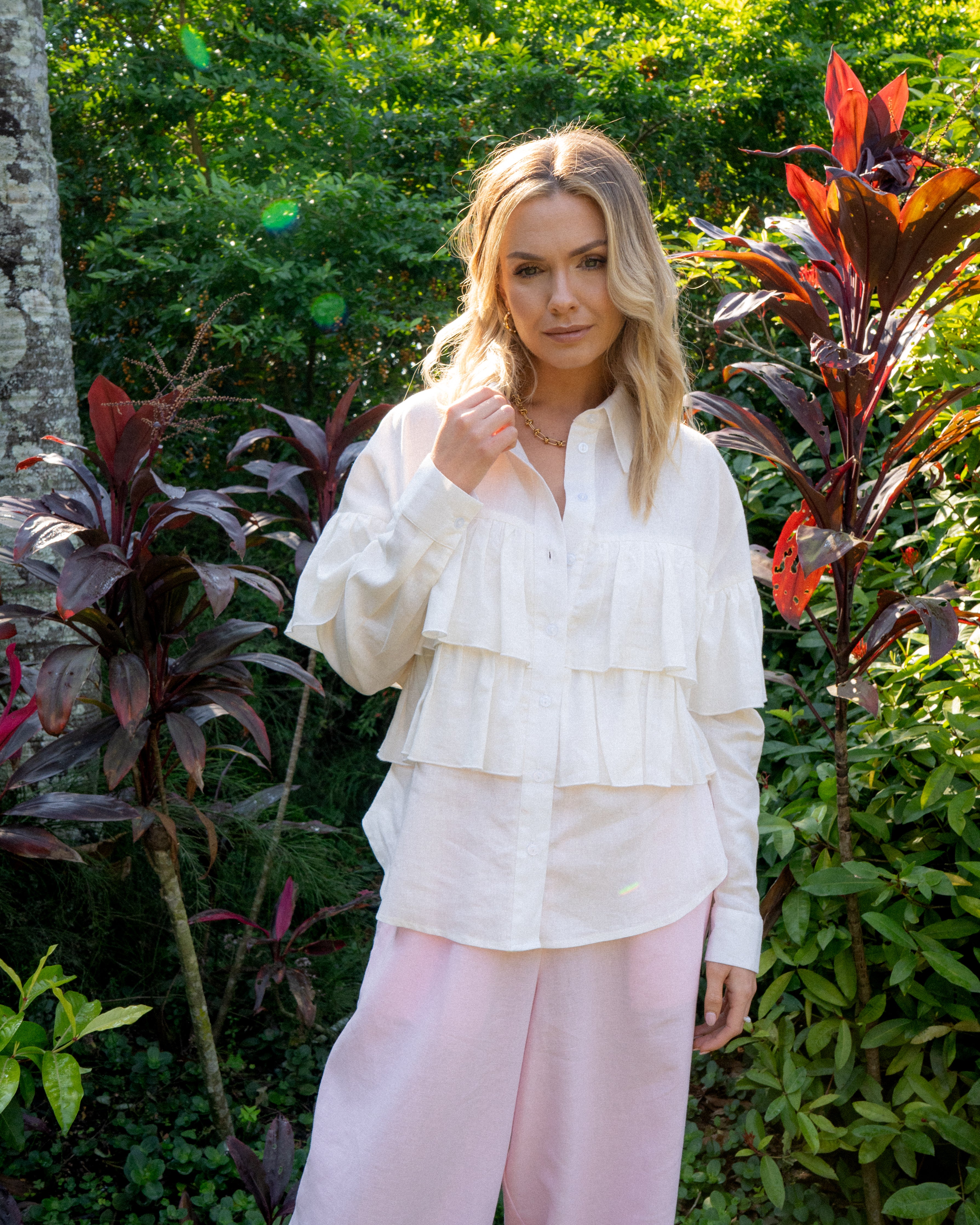Elena Shirt | Milk White