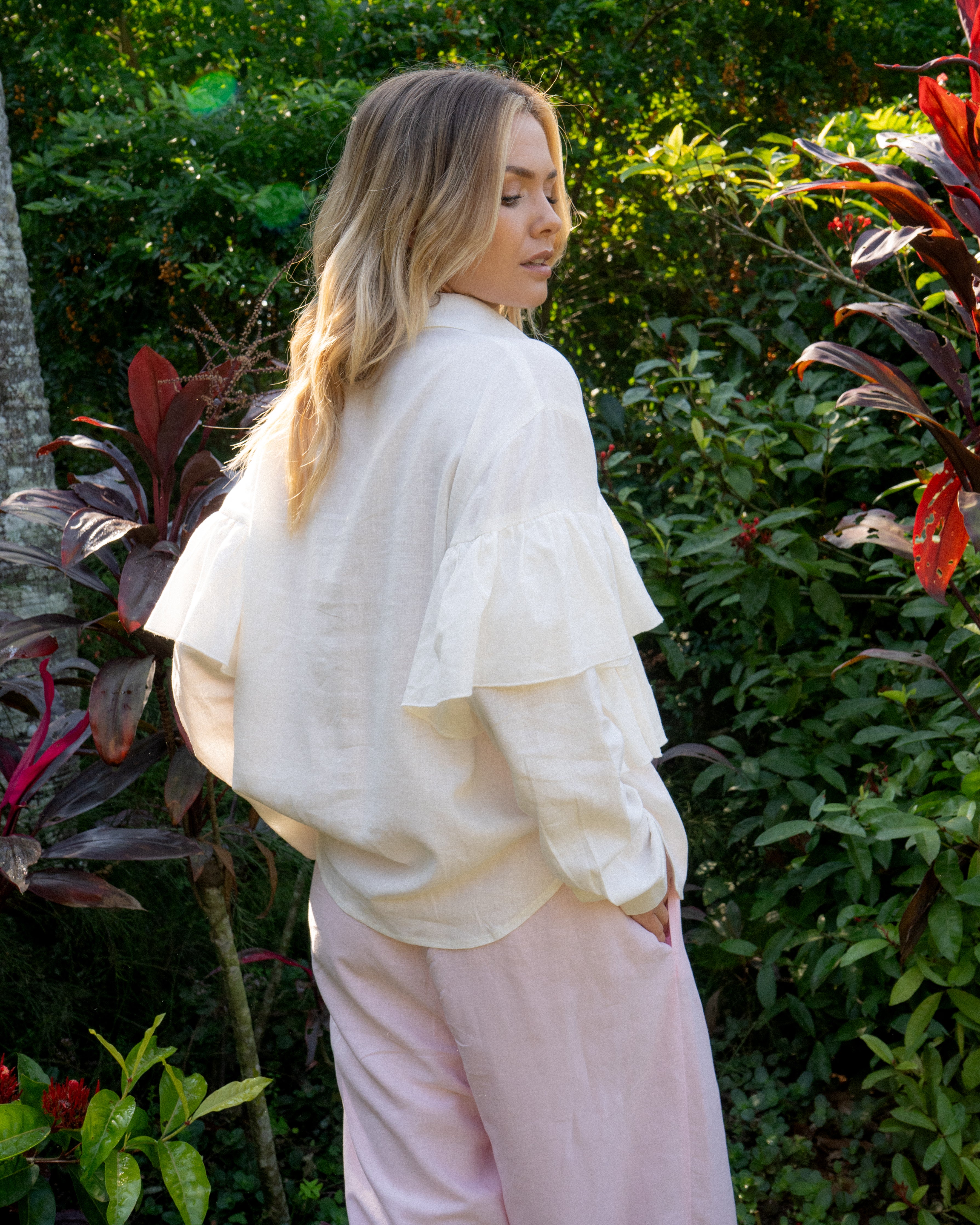 Elena Shirt | Milk White