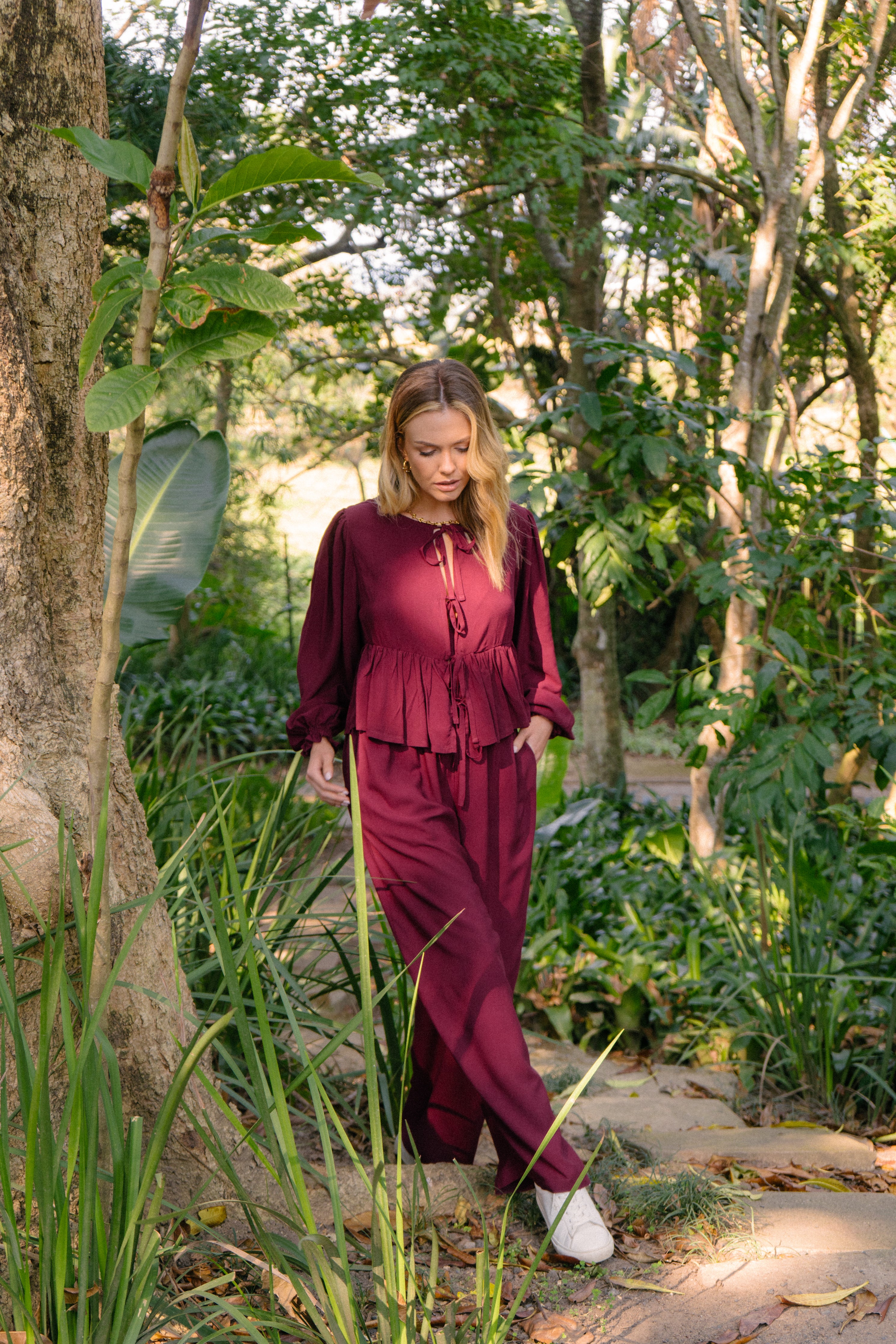 London Set Long | Maroon