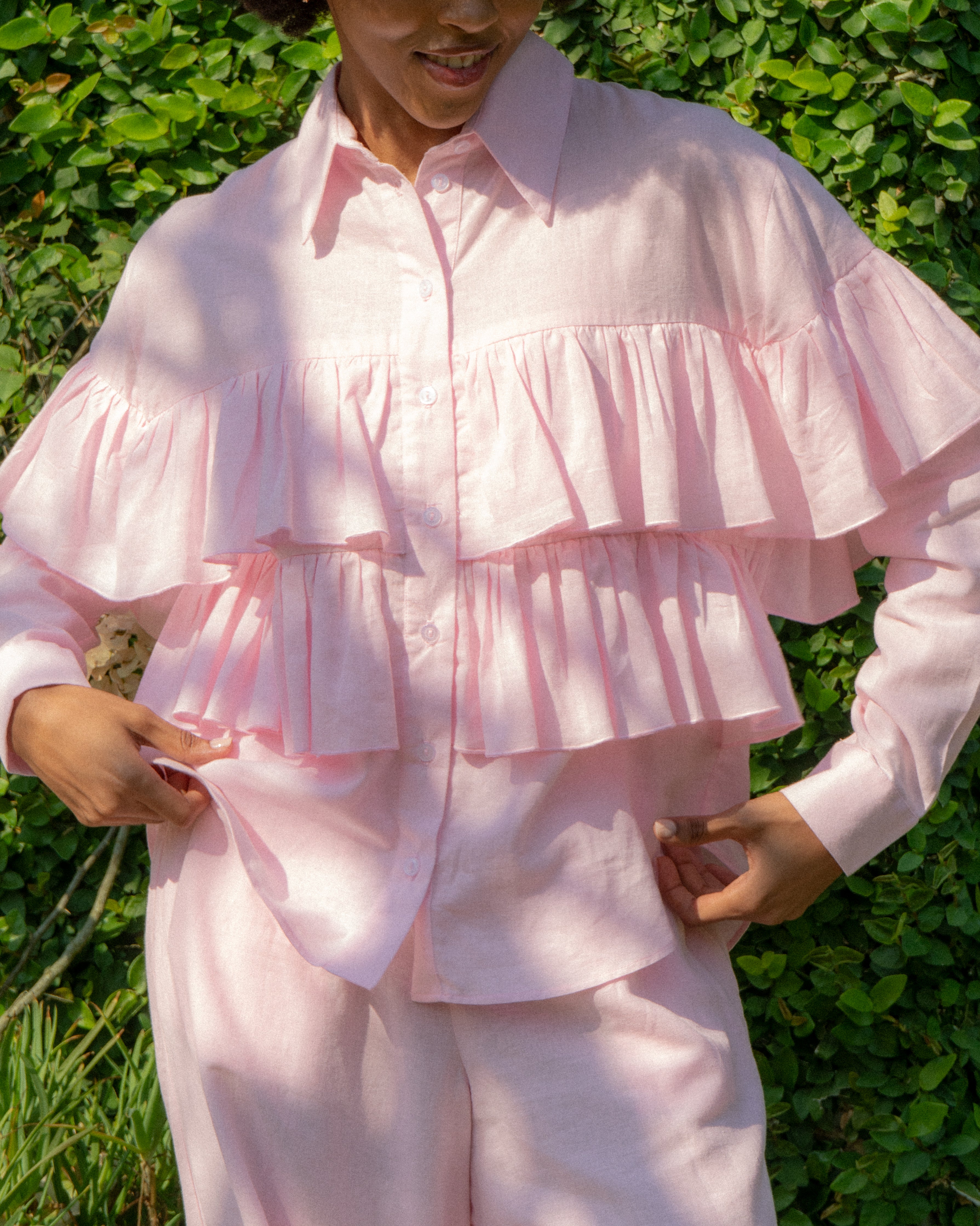 Elena Shirt | Baby Pink