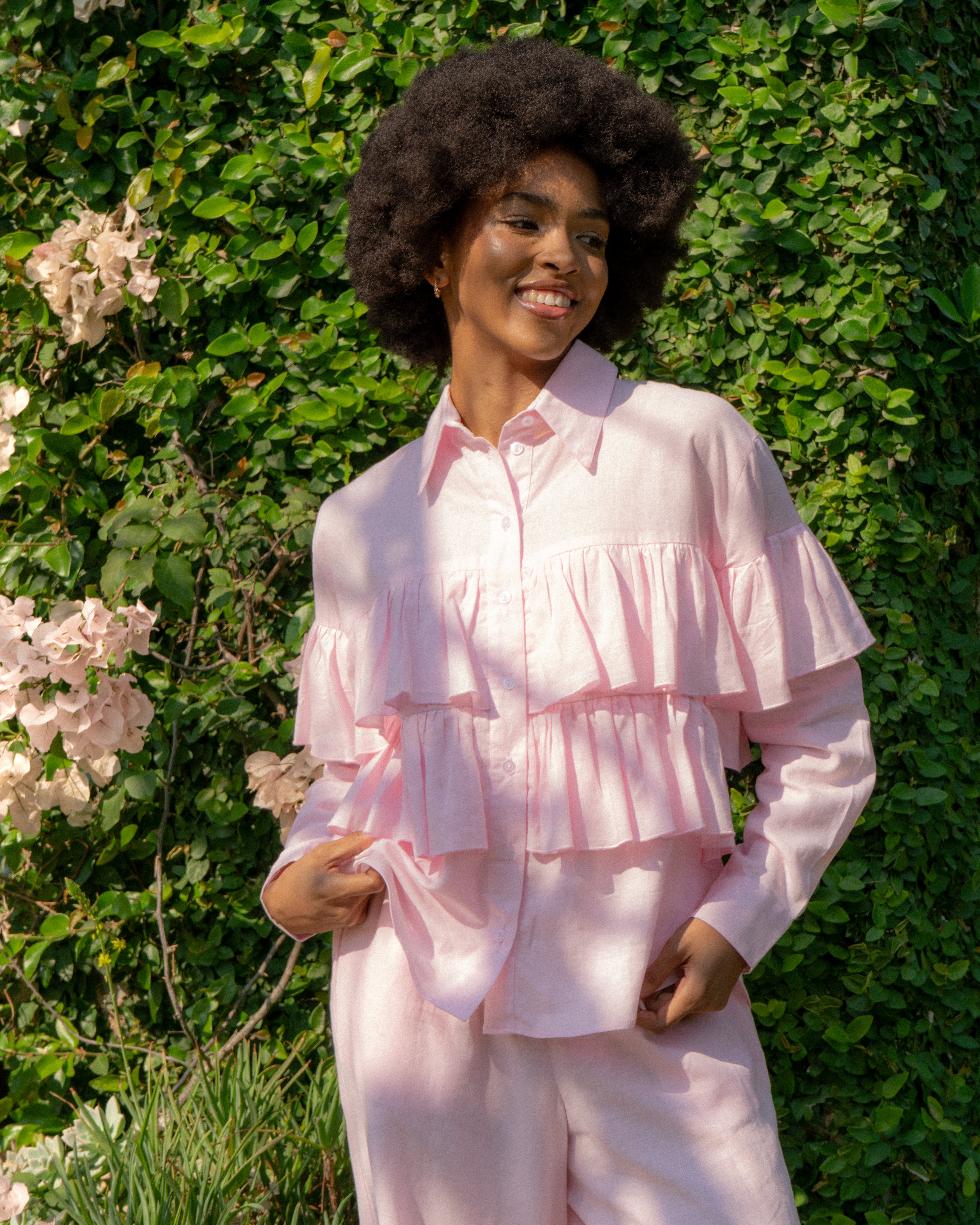 Elena Shirt | Baby Pink