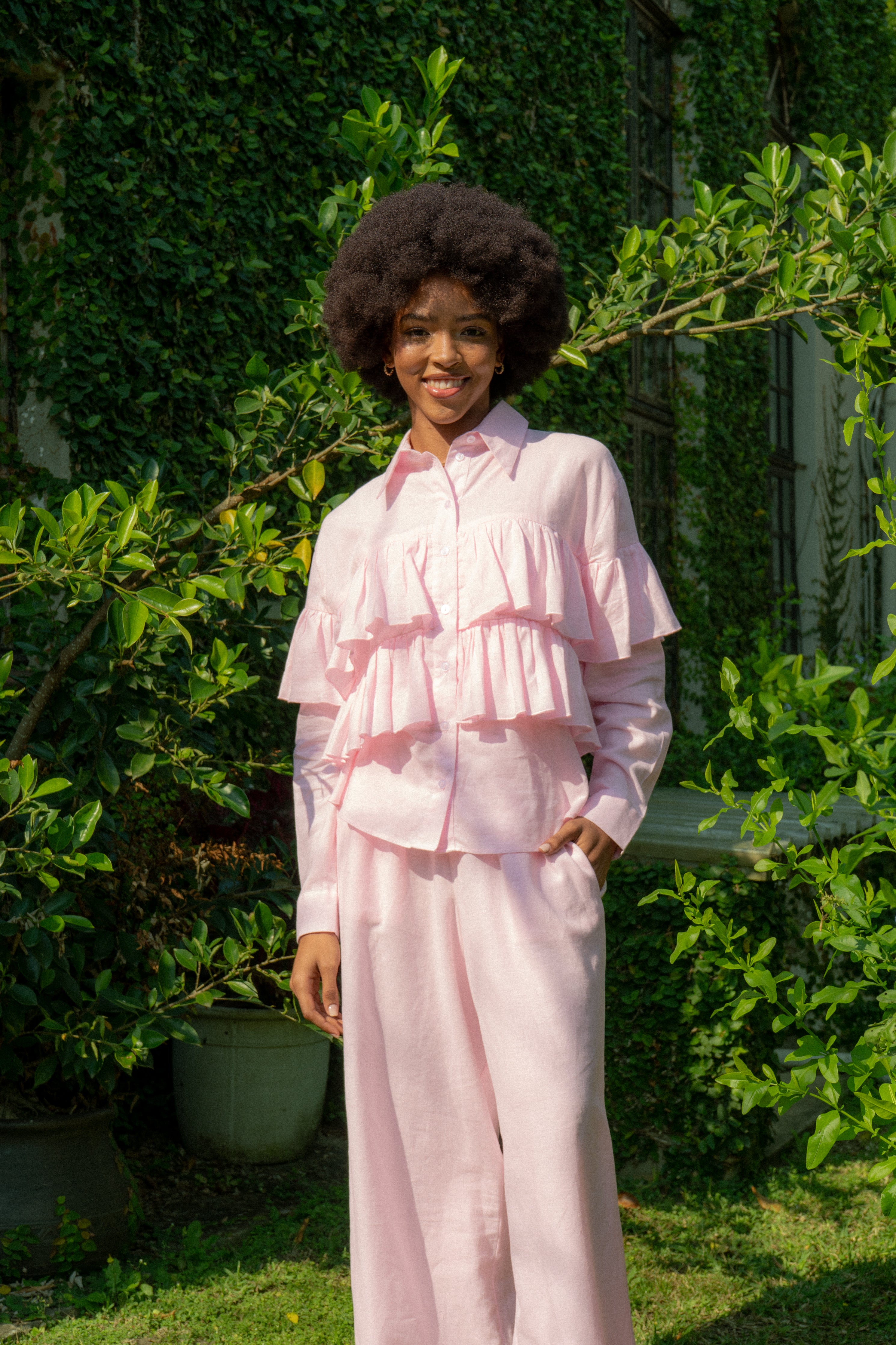 Elena Shirt | Baby Pink