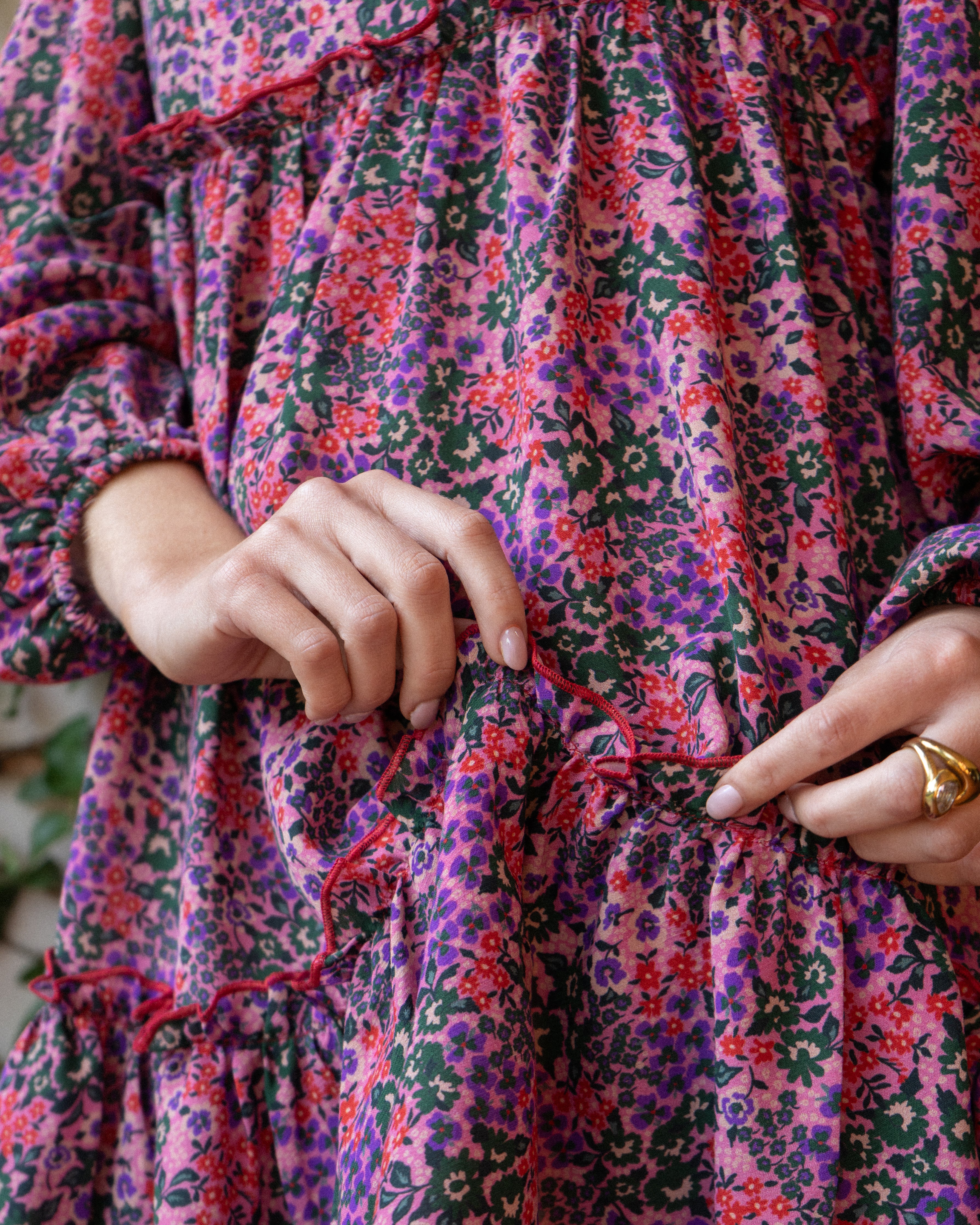 Beverly Dress | Pink Floral