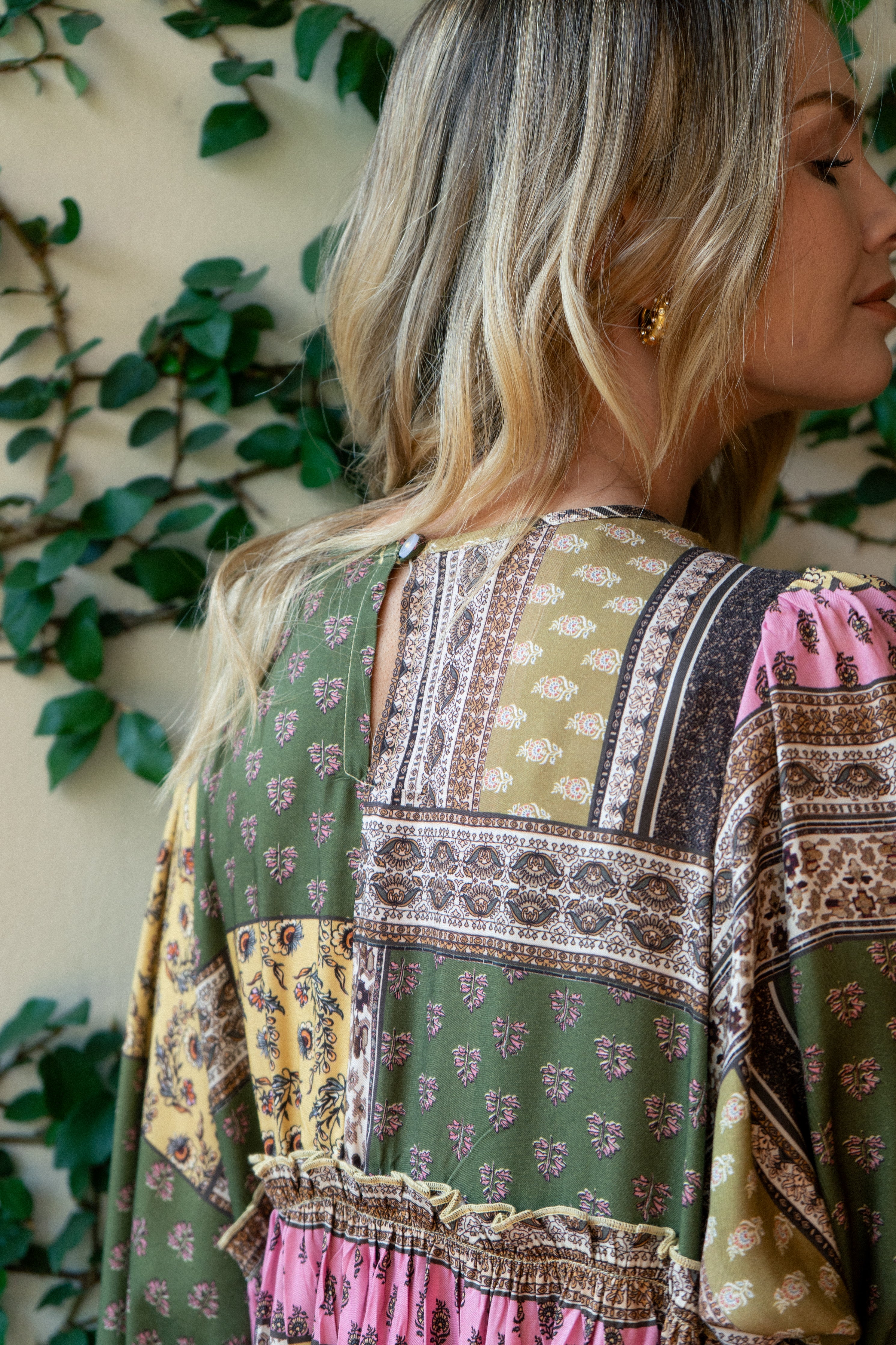 Beverly Dress | Olive Floral