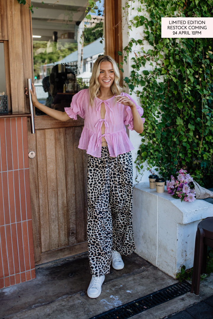 London Short Sleeve Top | Lilac