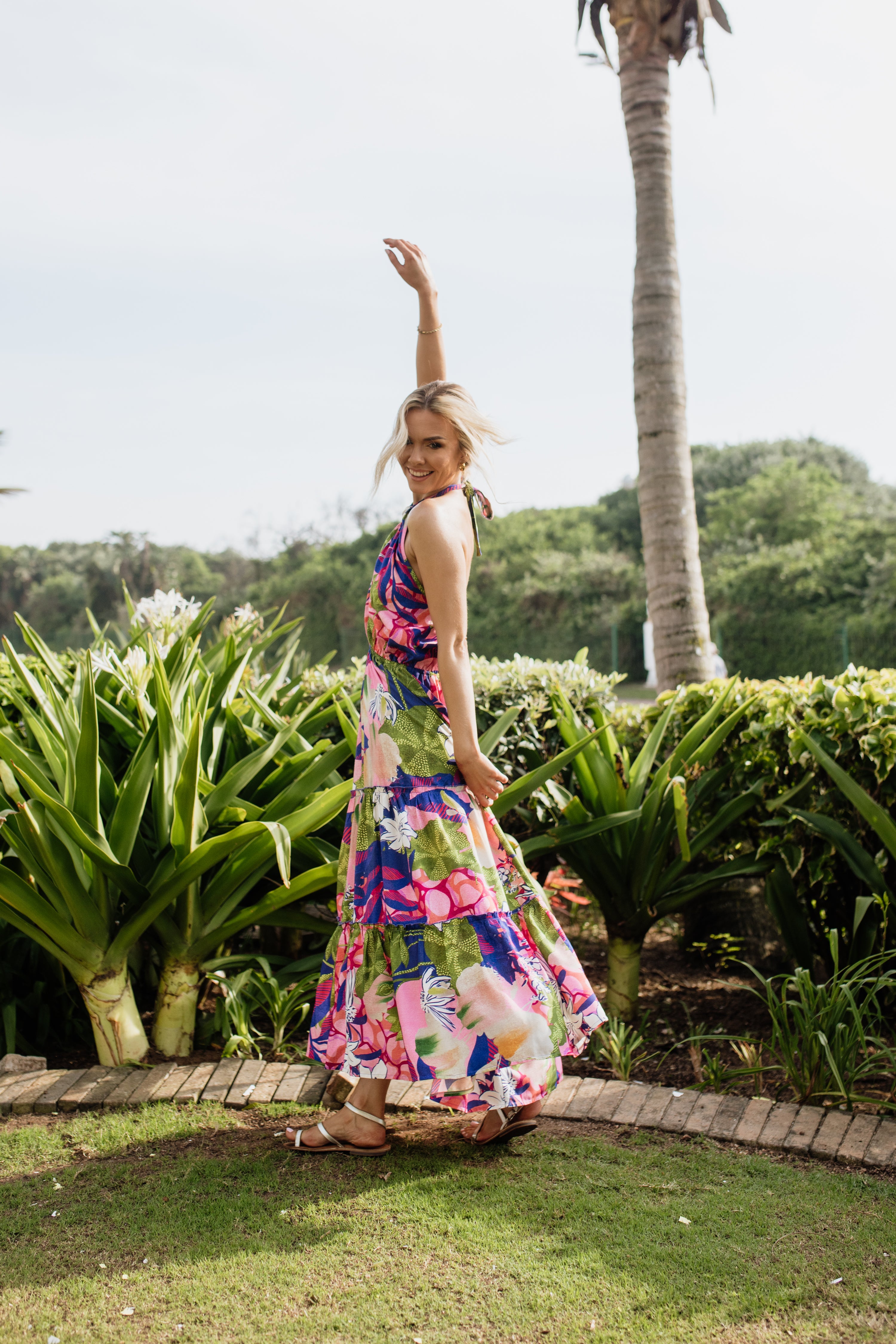 Nicola Halter Dress | Botanica Bloom