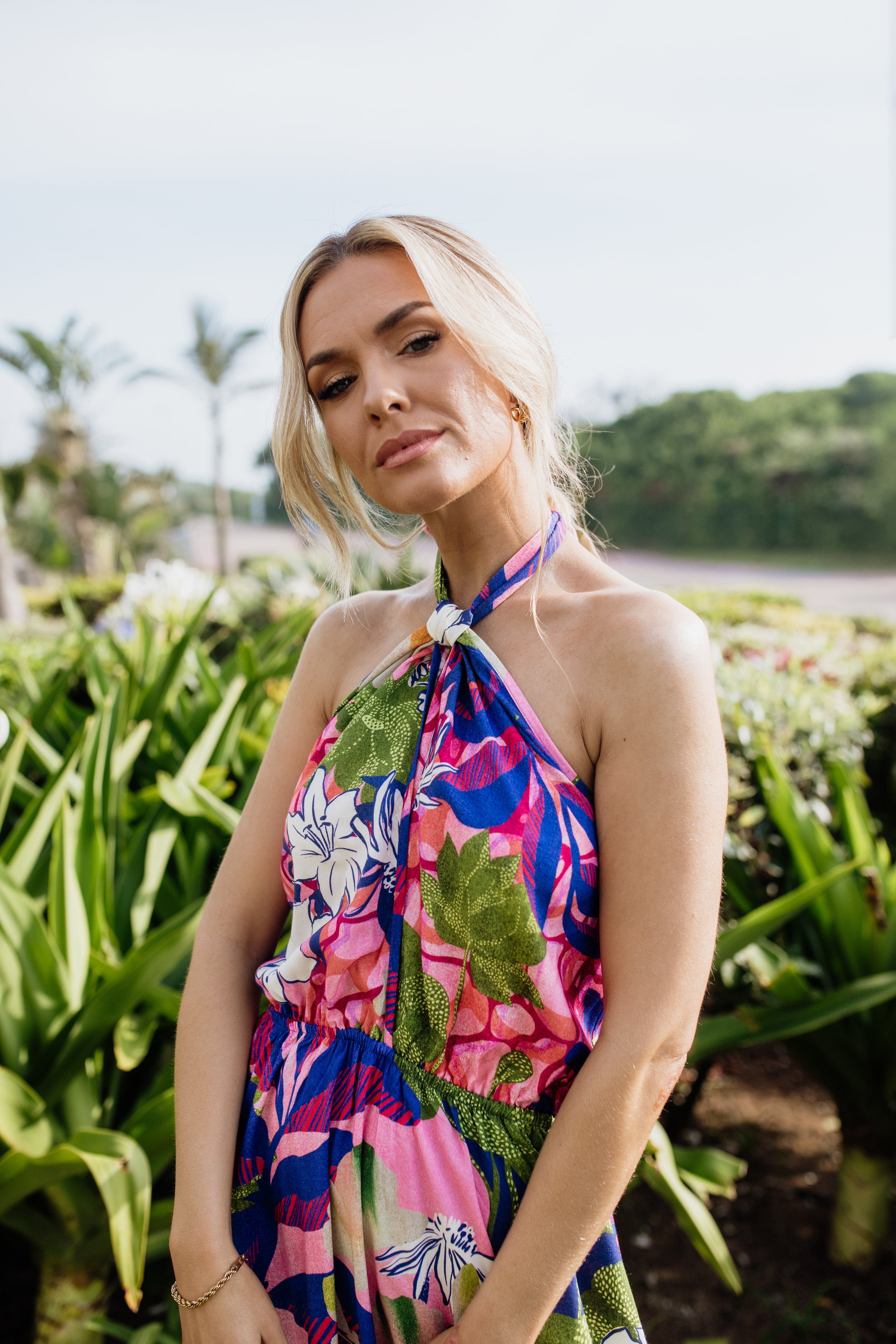 Nicola Halter Dress | Botanica Bloom