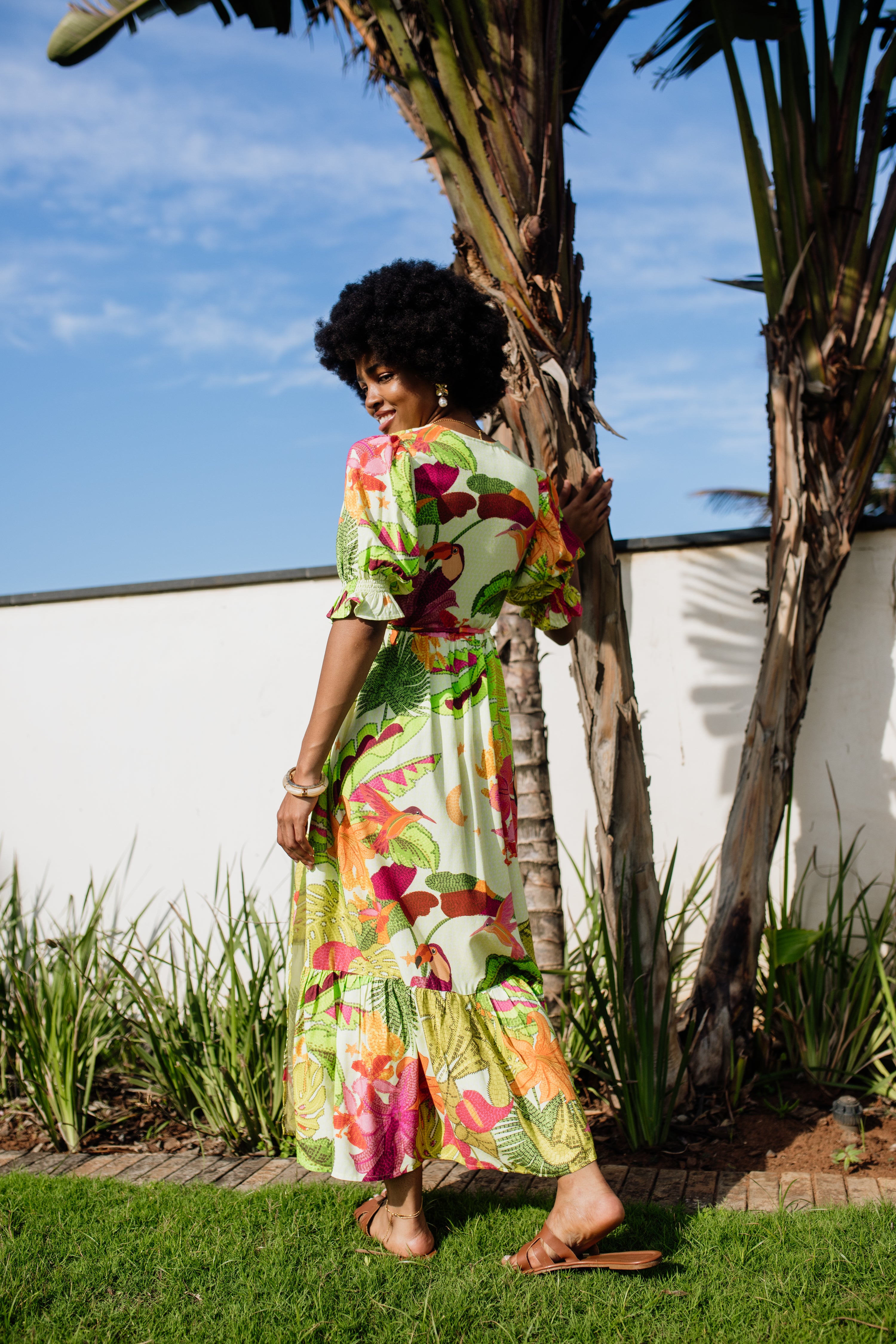Giulia Wrap Dress | Rio Bloom