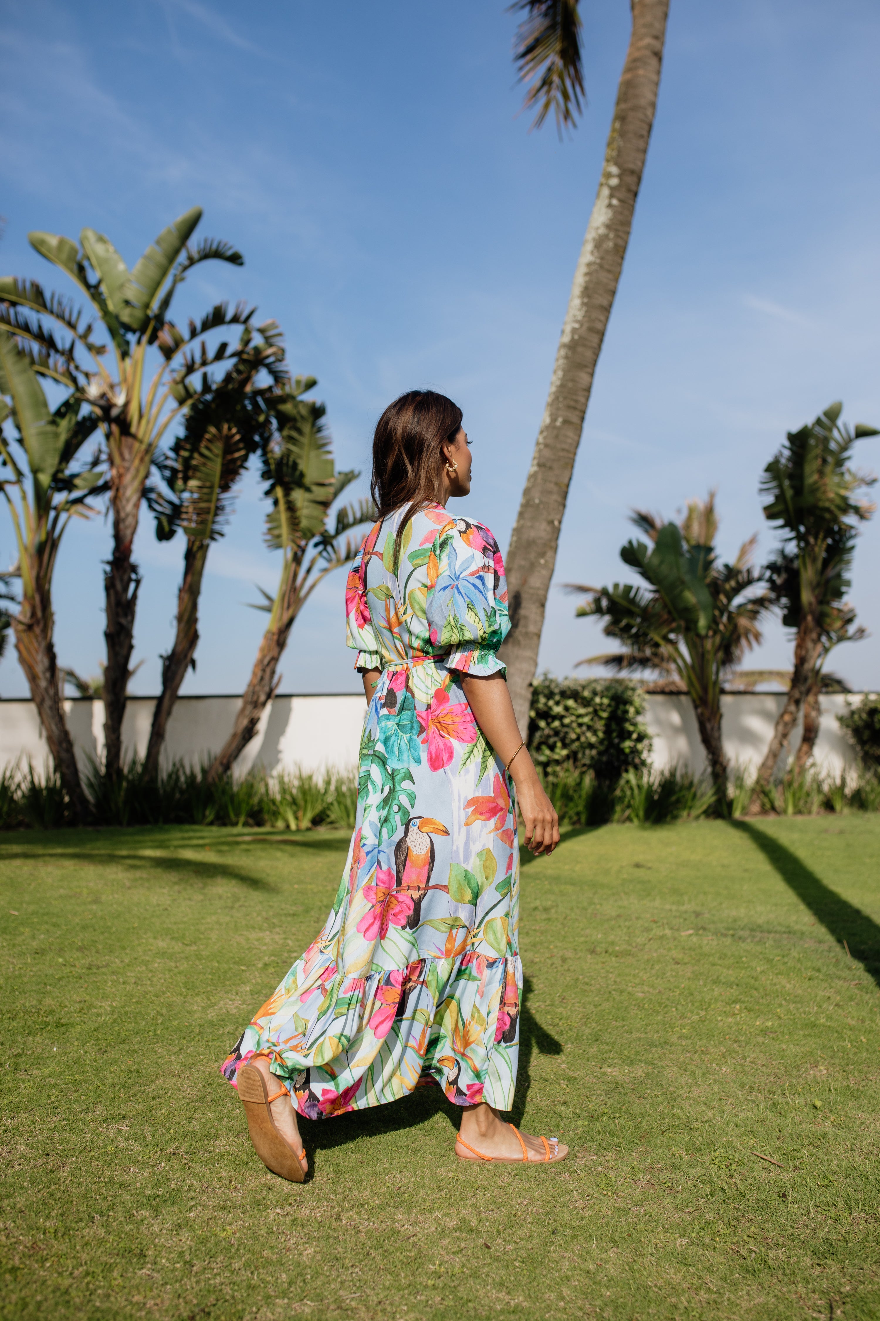 Giulia Wrap Dress | Toucan Sky