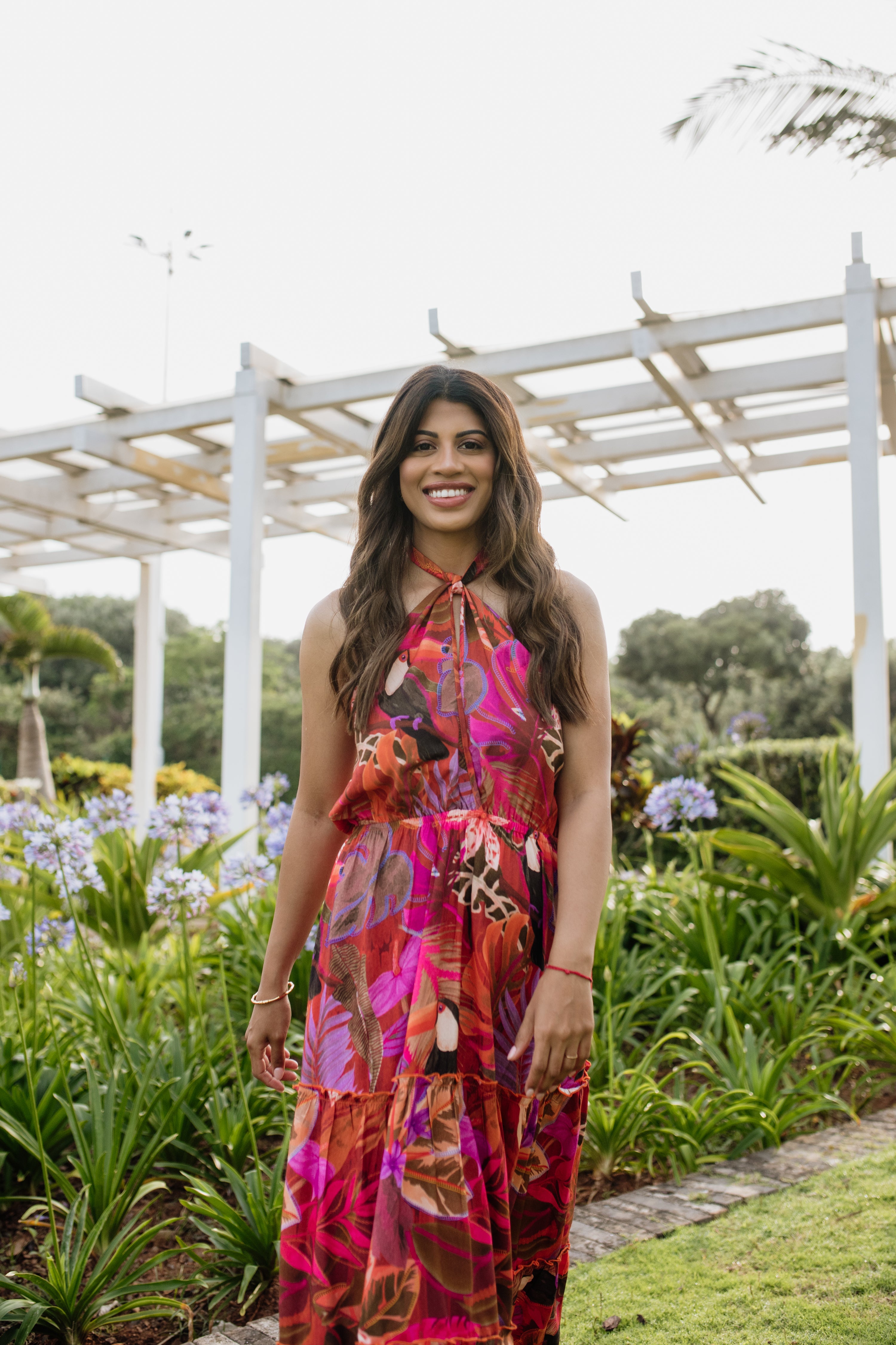 Nicola Halter Dress | Palma Tropics