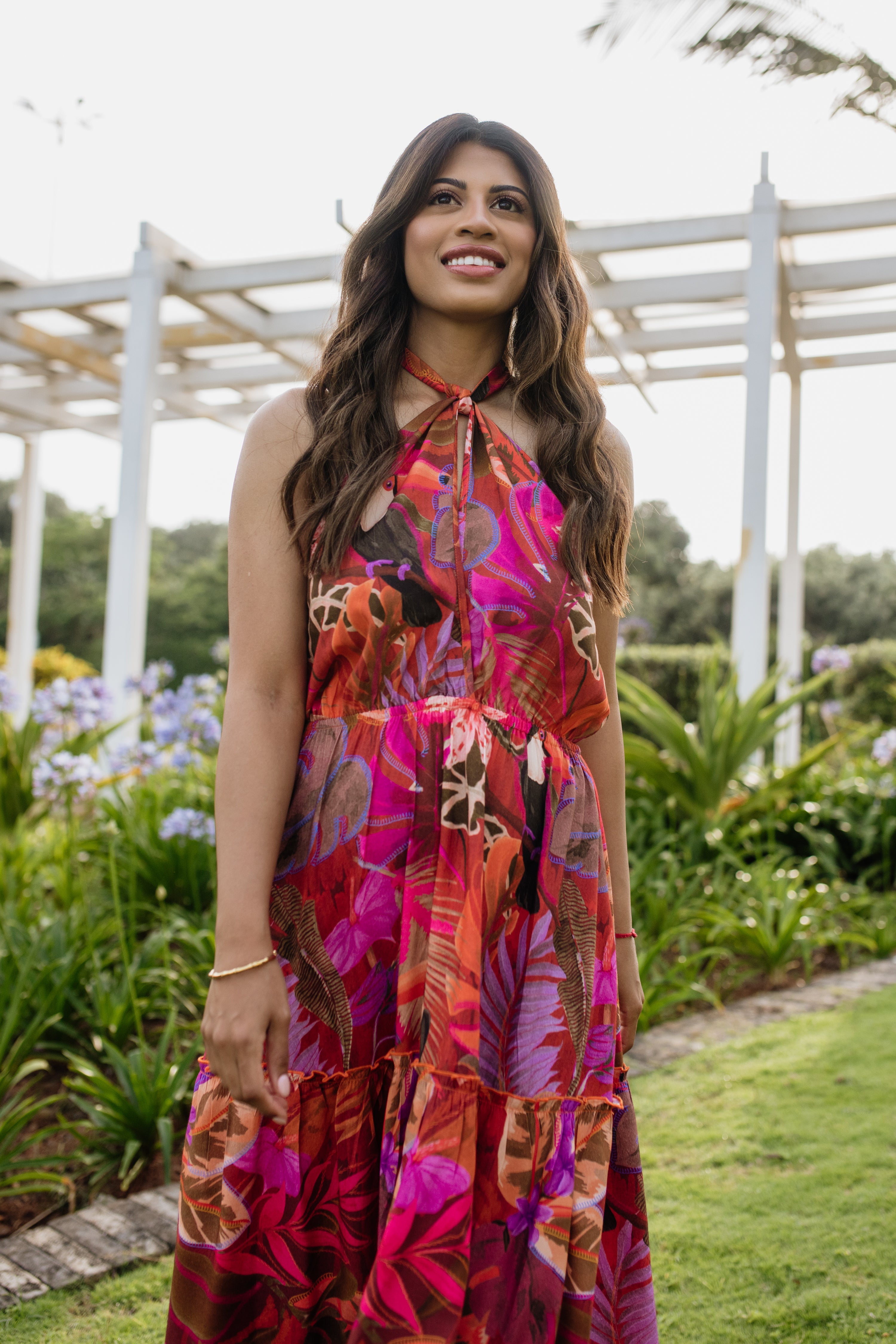 Nicola Halter Dress | Palma Tropics