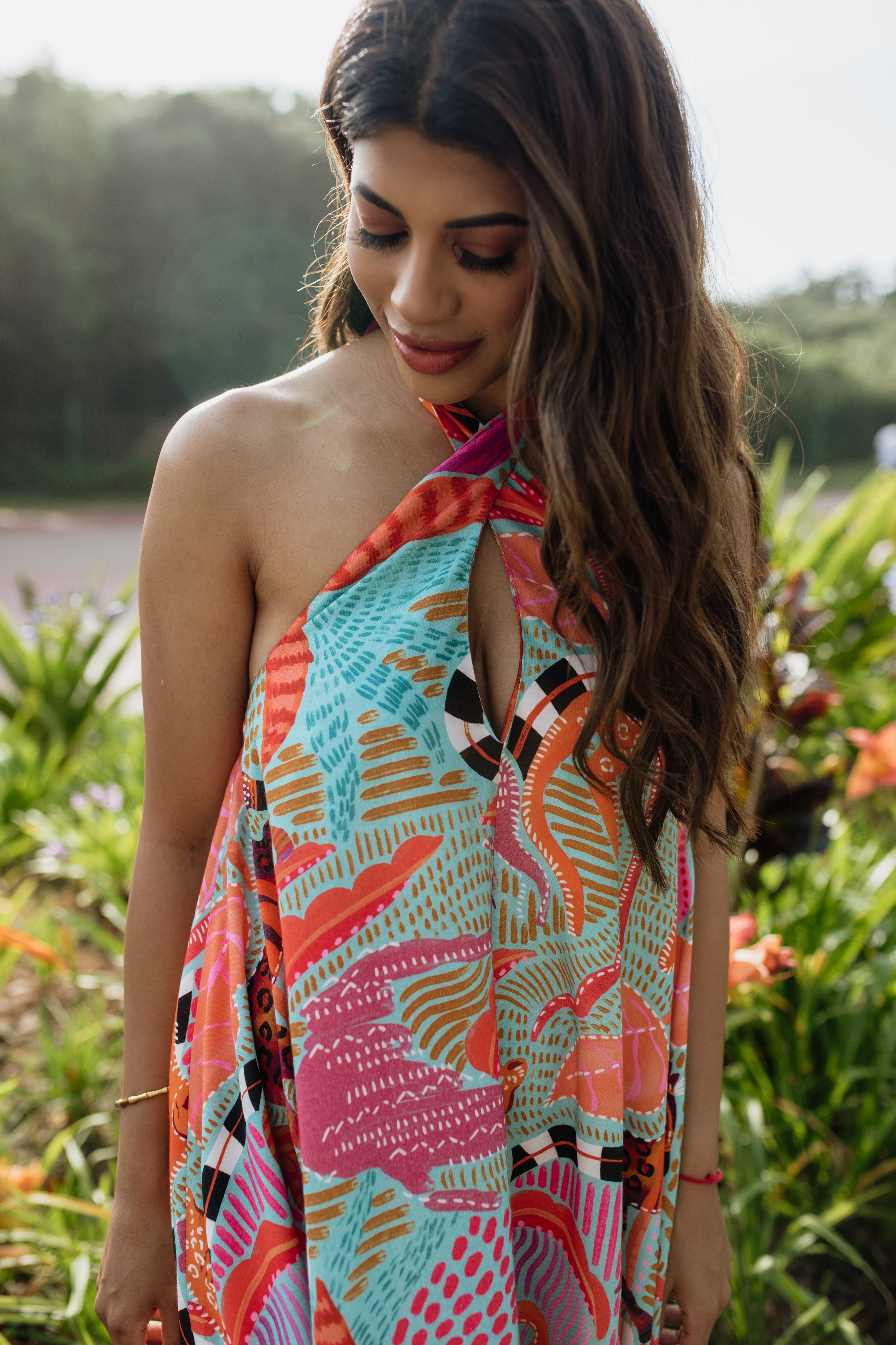 Palma Dress | Leopard Oasis