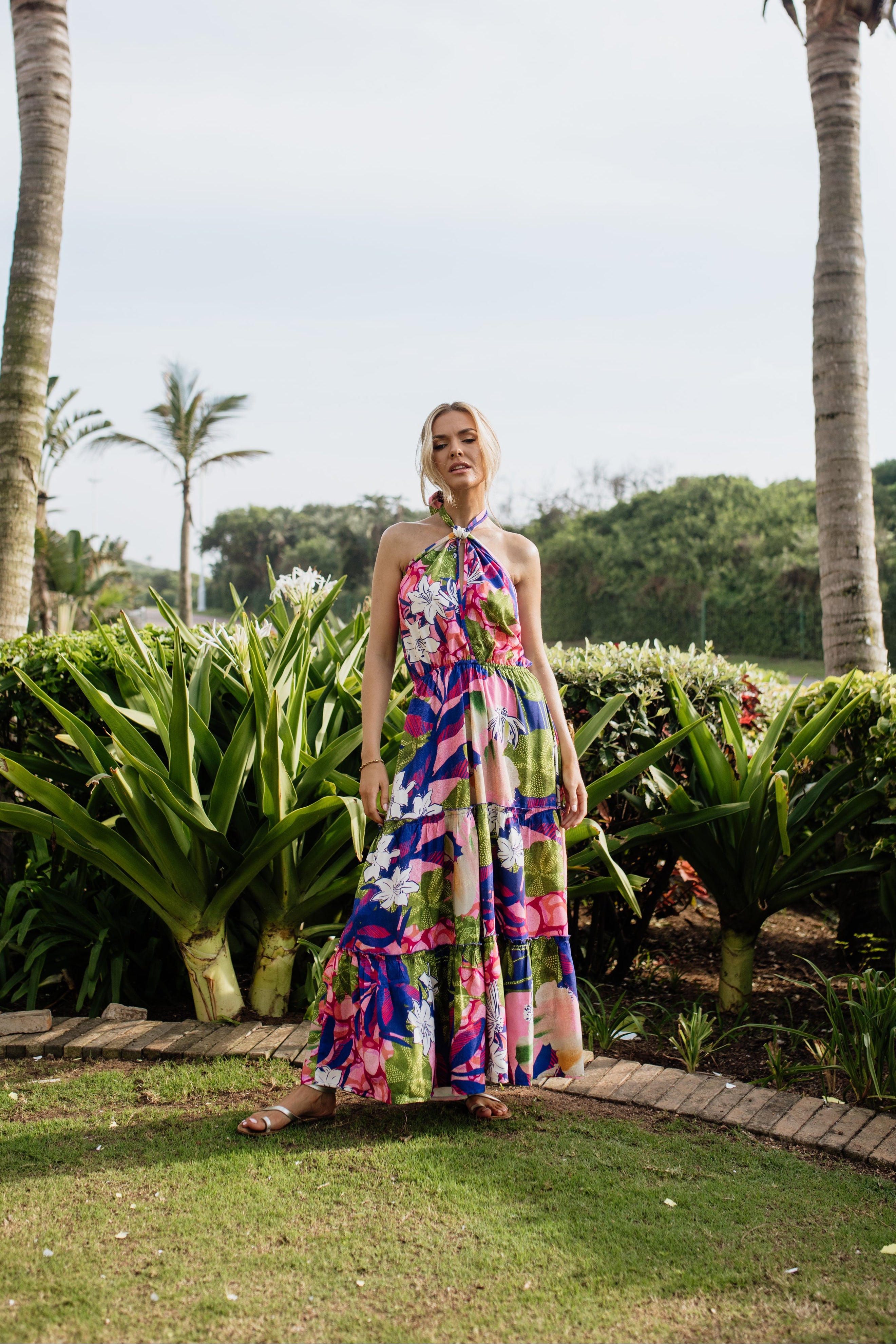Nicola Halter Dress | Botanica Bloom