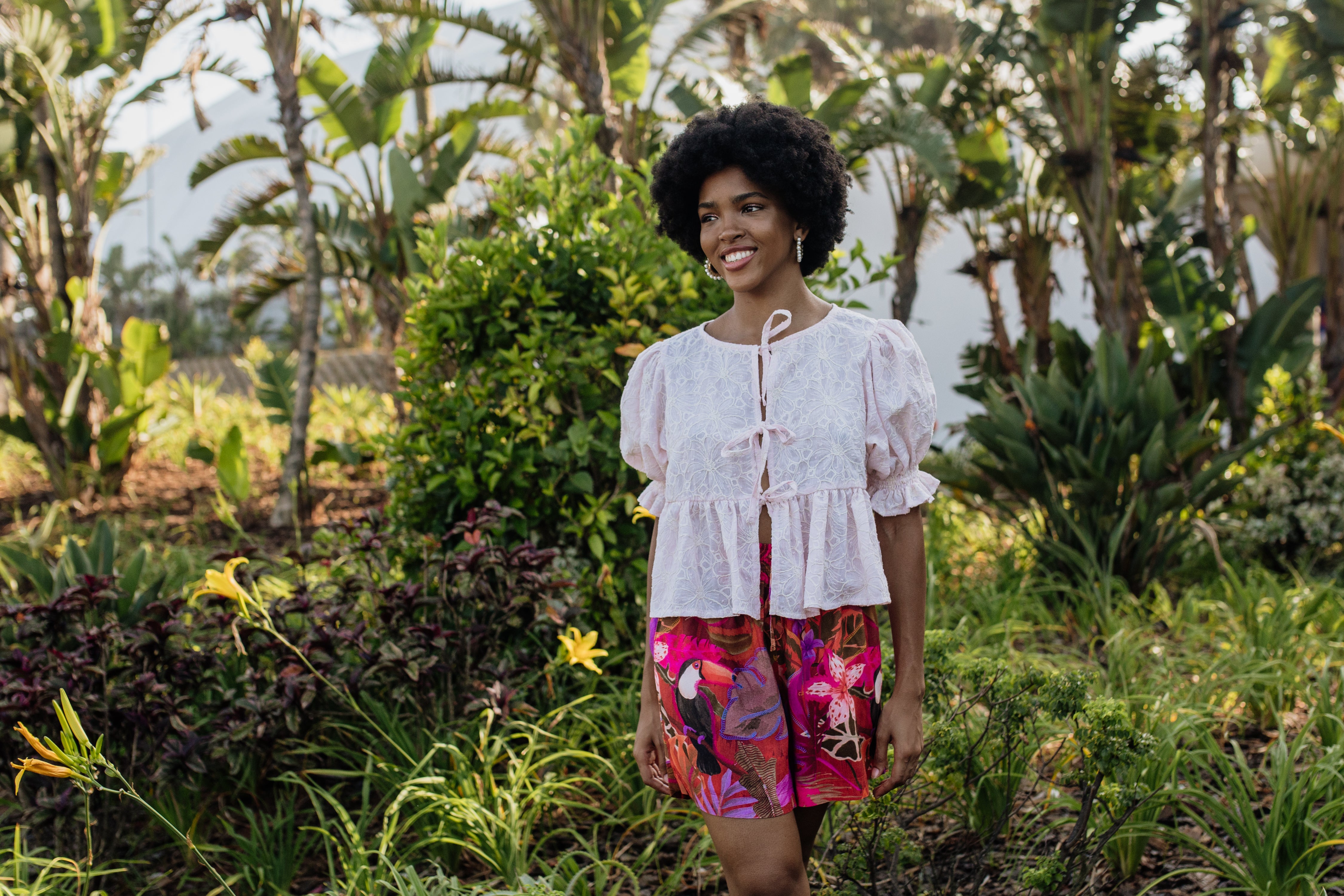 London Short Sleeve Top | Baby Pink