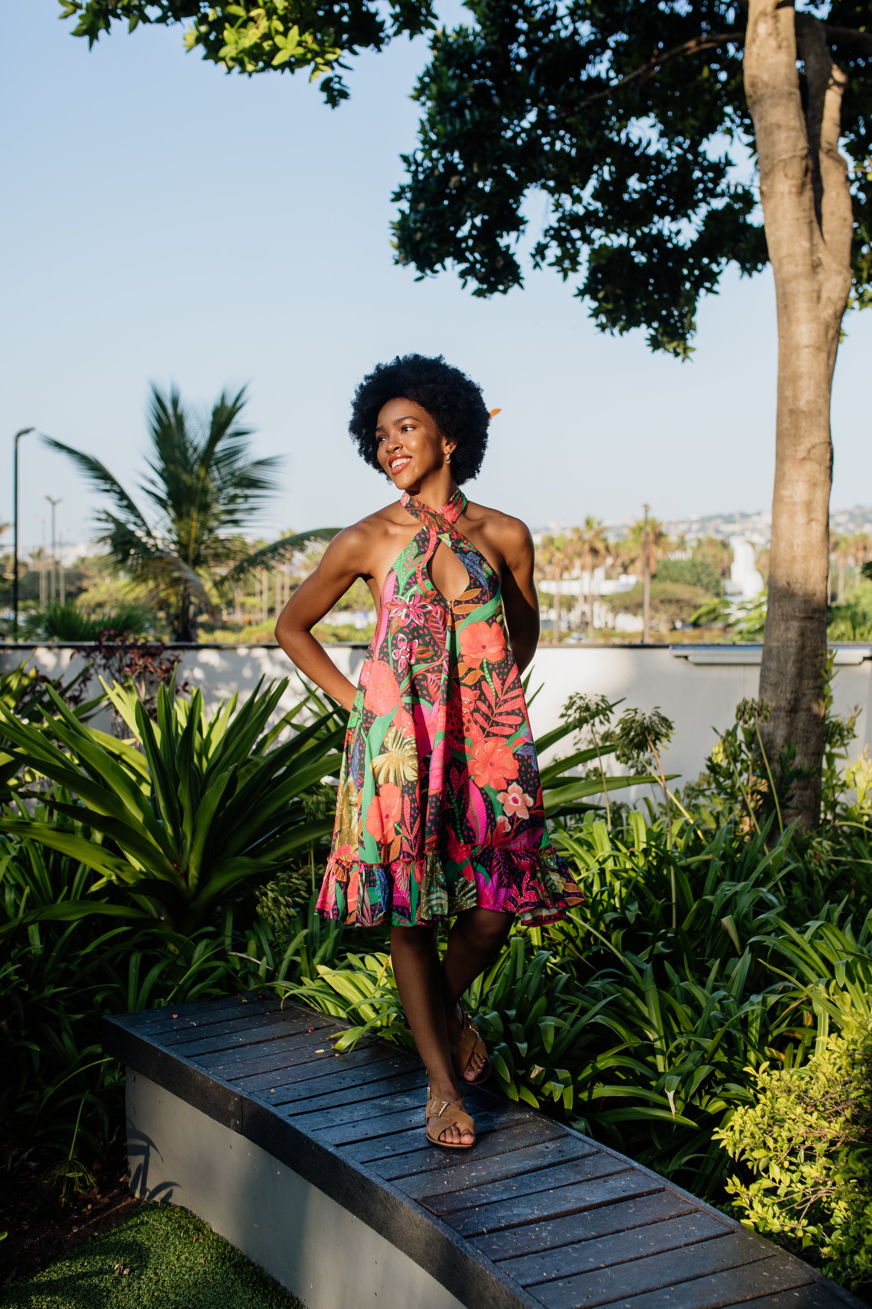 Palma Dress | Safari Palms