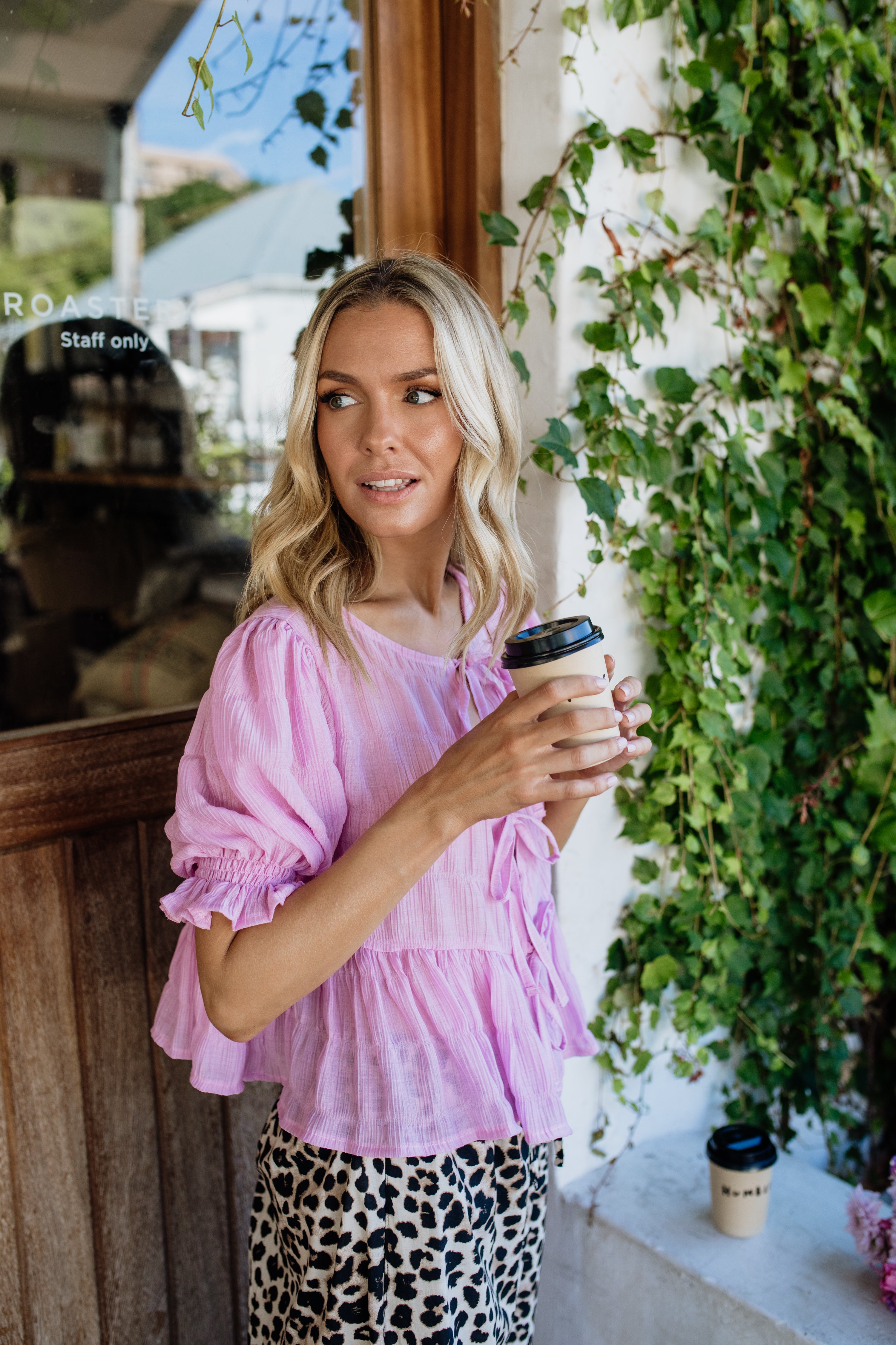 London Short Sleeve Top | Lilac