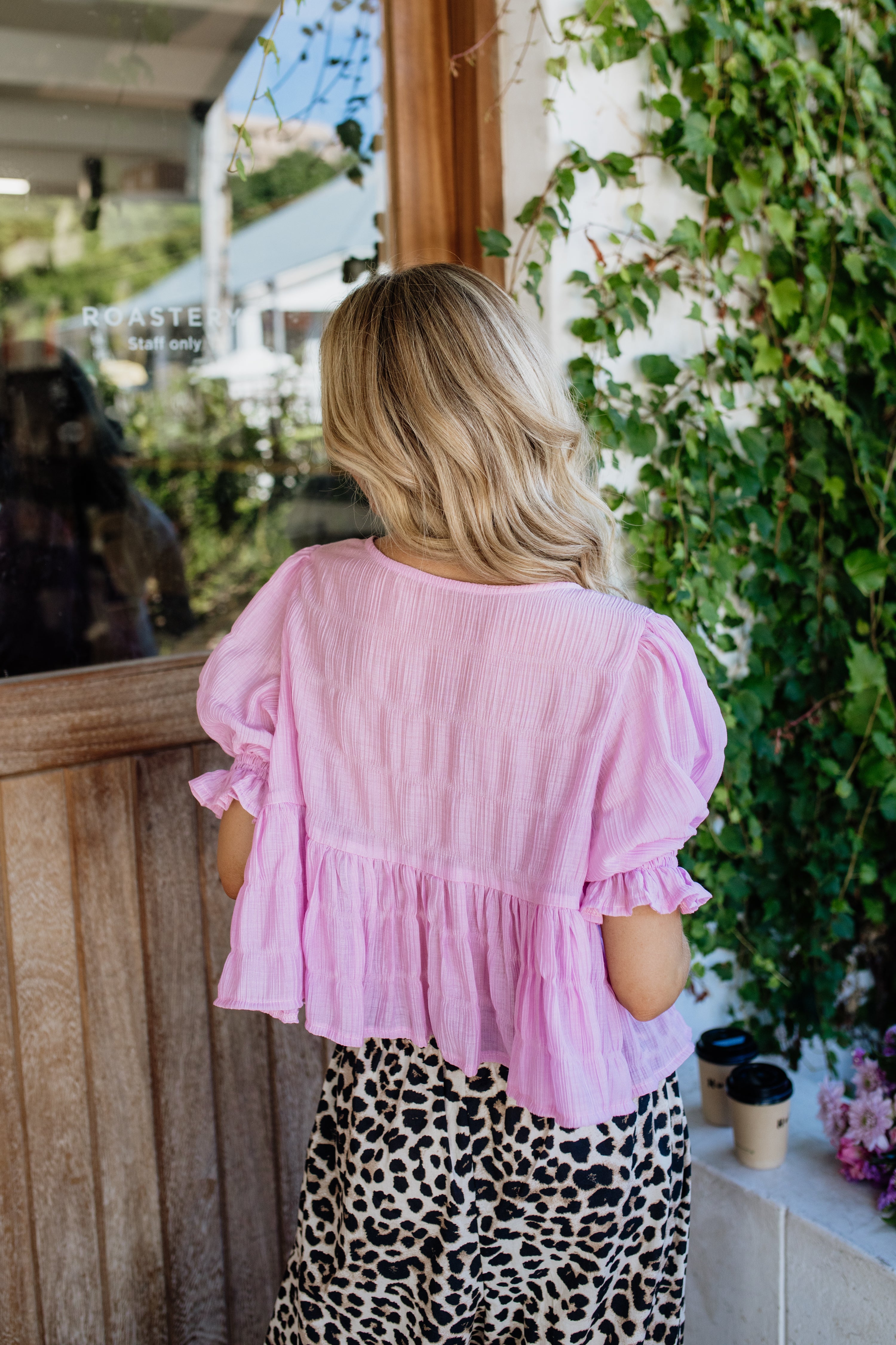 London Short Sleeve Top | Lilac