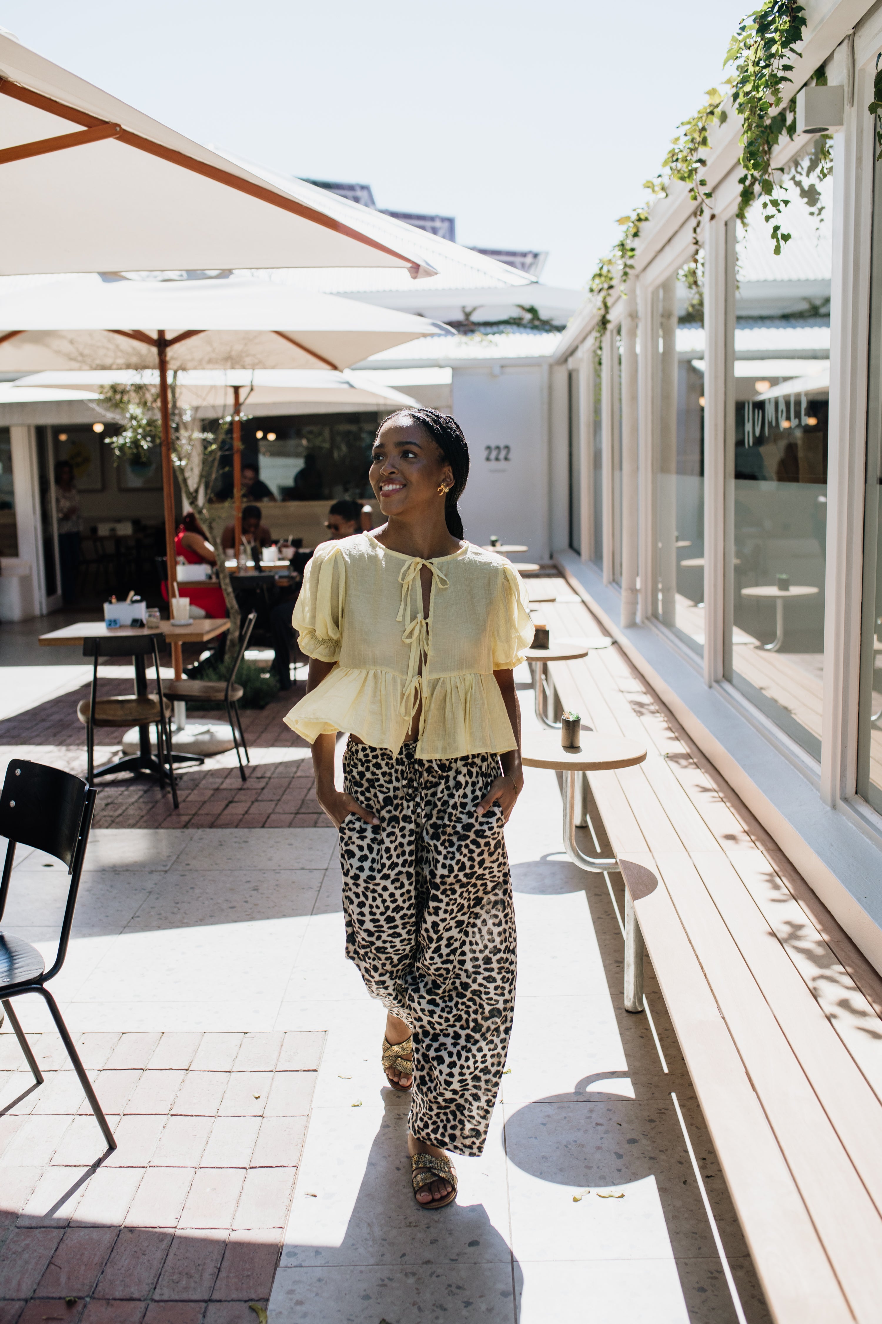 London Short Sleeve Top | Baby Yellow