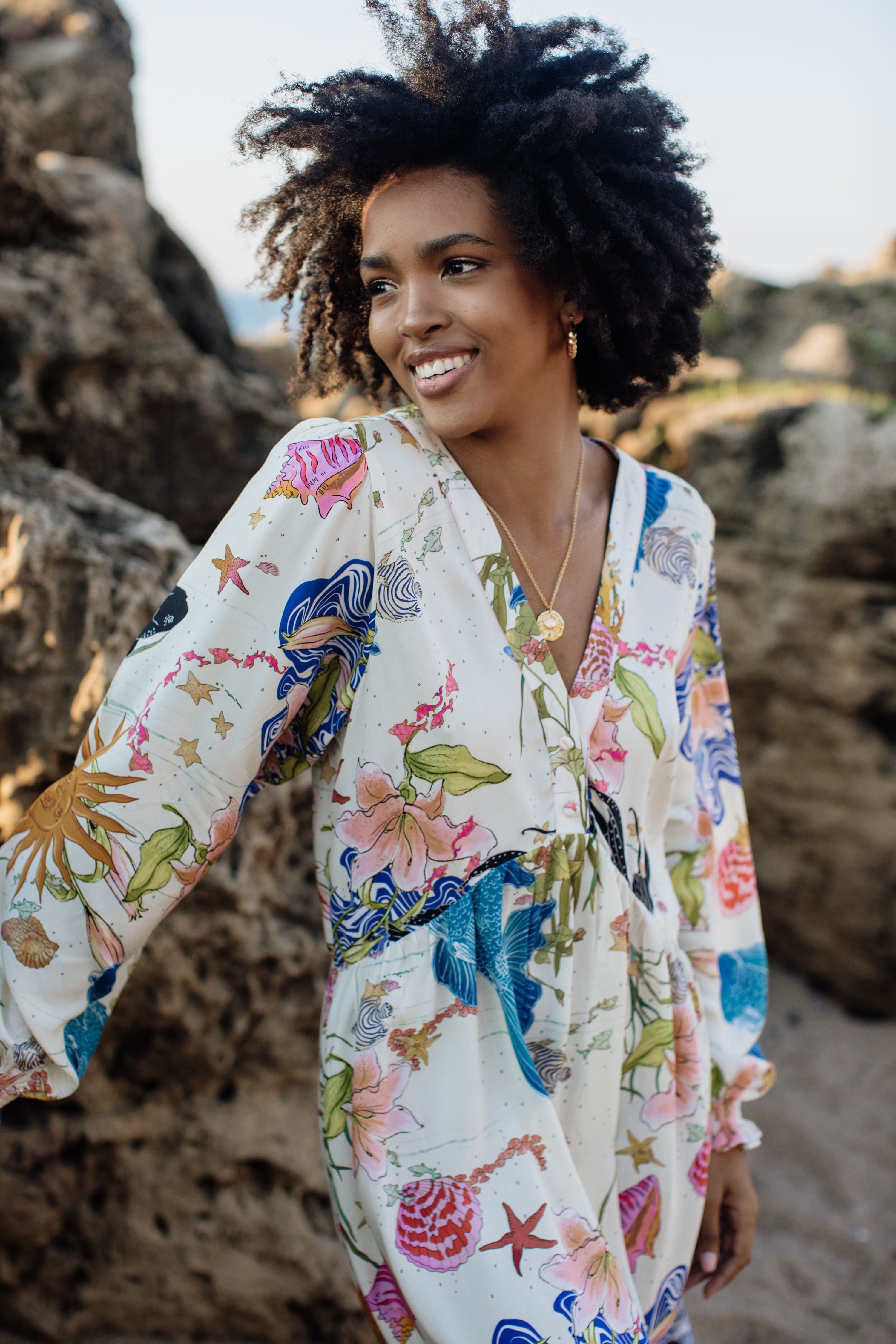 Lucia Dress | Mystical Tide
